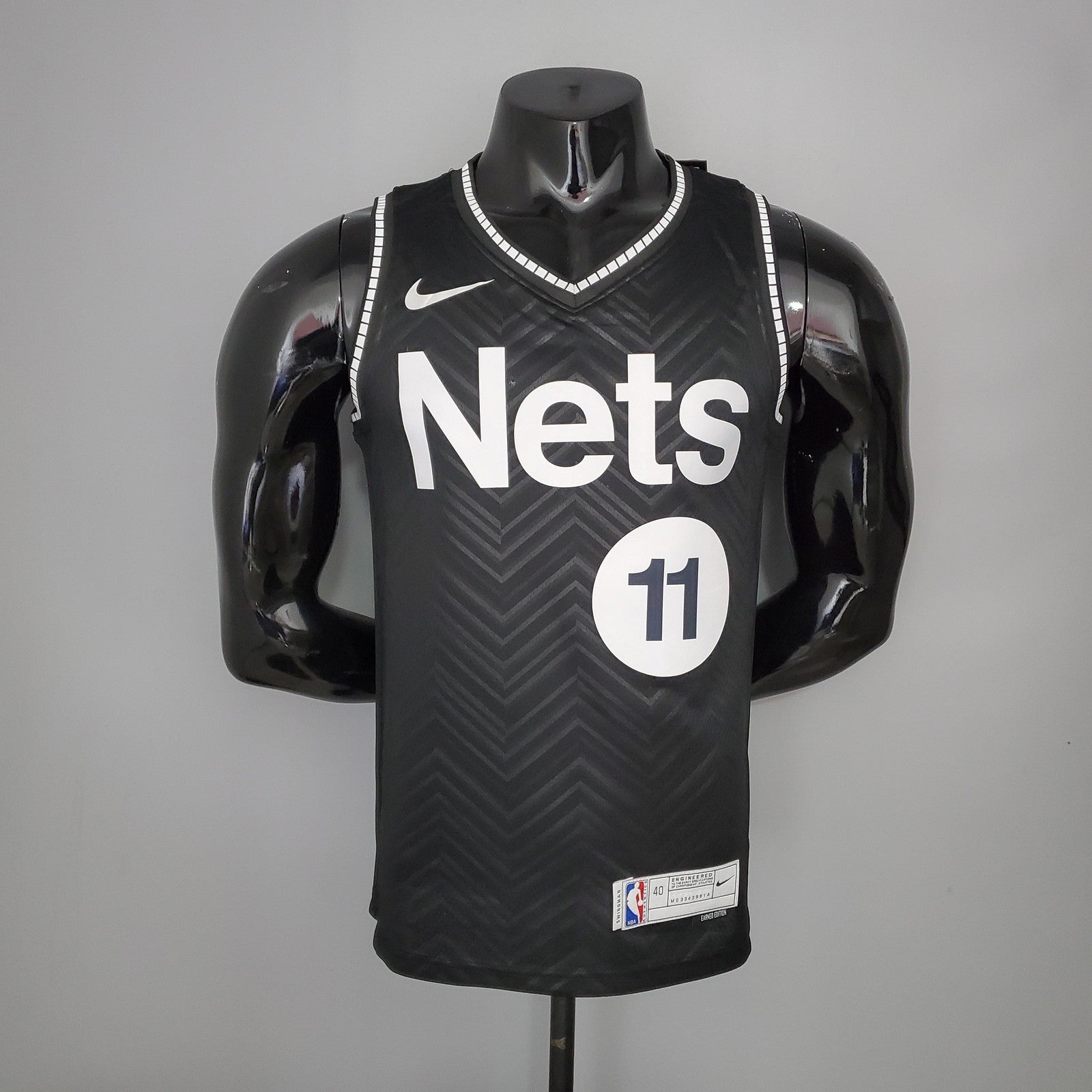 2021 Irving #11 Brooklyn Nets Bonus Edition Black Nba Jersey