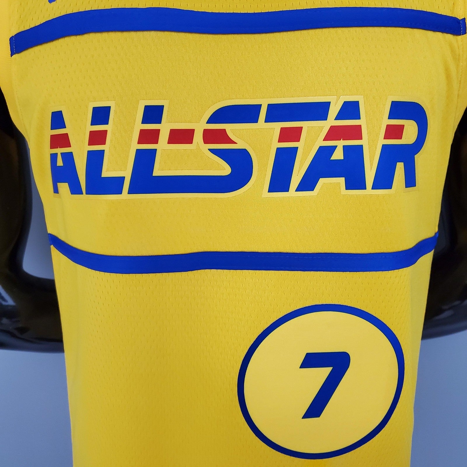 2021 Brown#7 All Star Yellow Nba Jersey