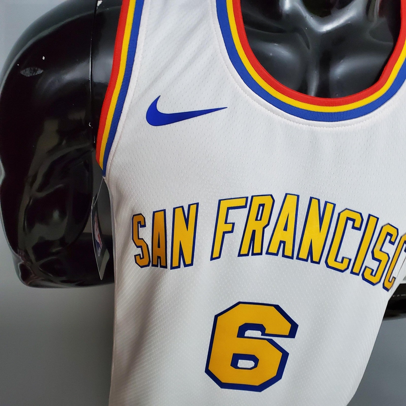 Warriors San Francisco Young#6 White