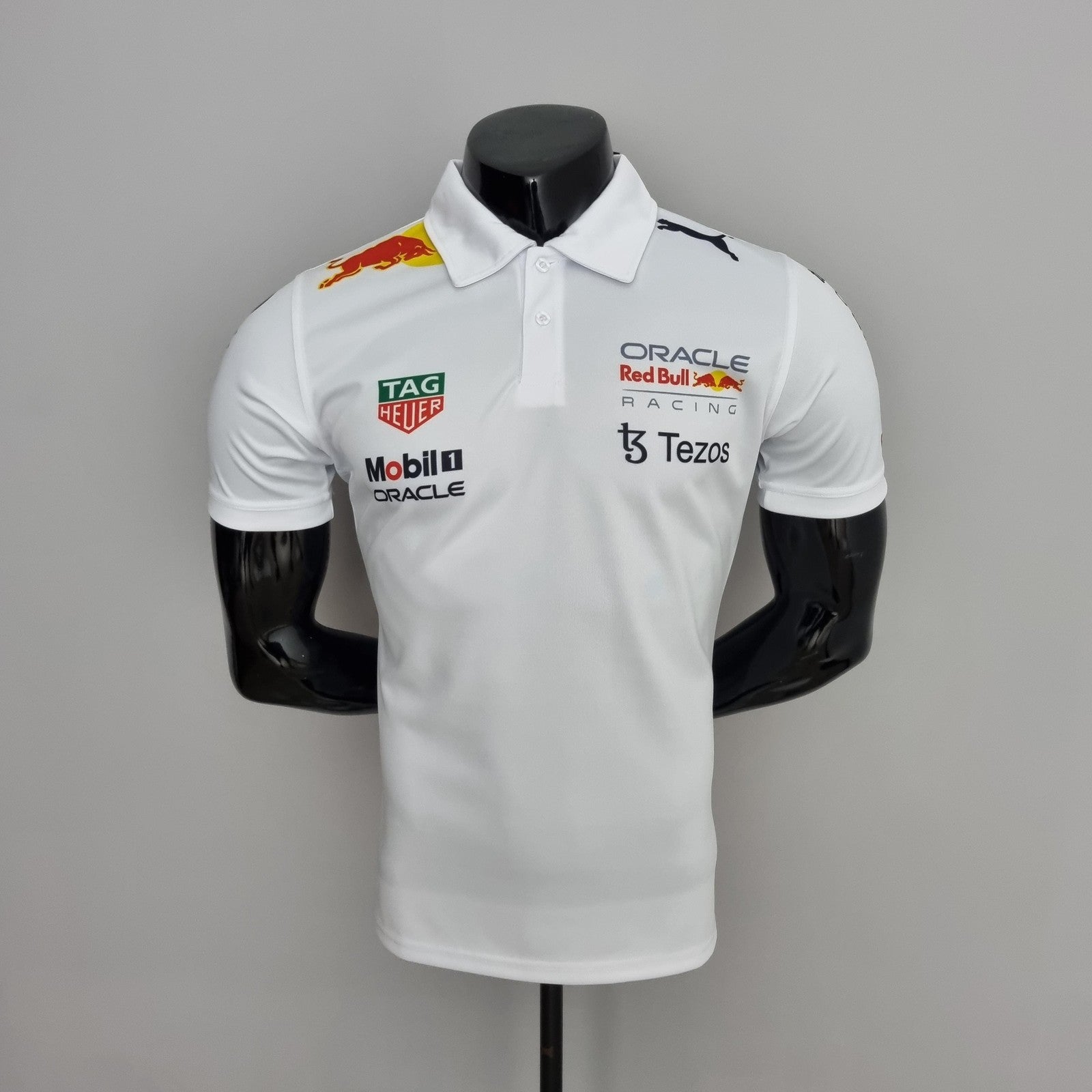 2022 F1 Formula One Red Bull Polo White