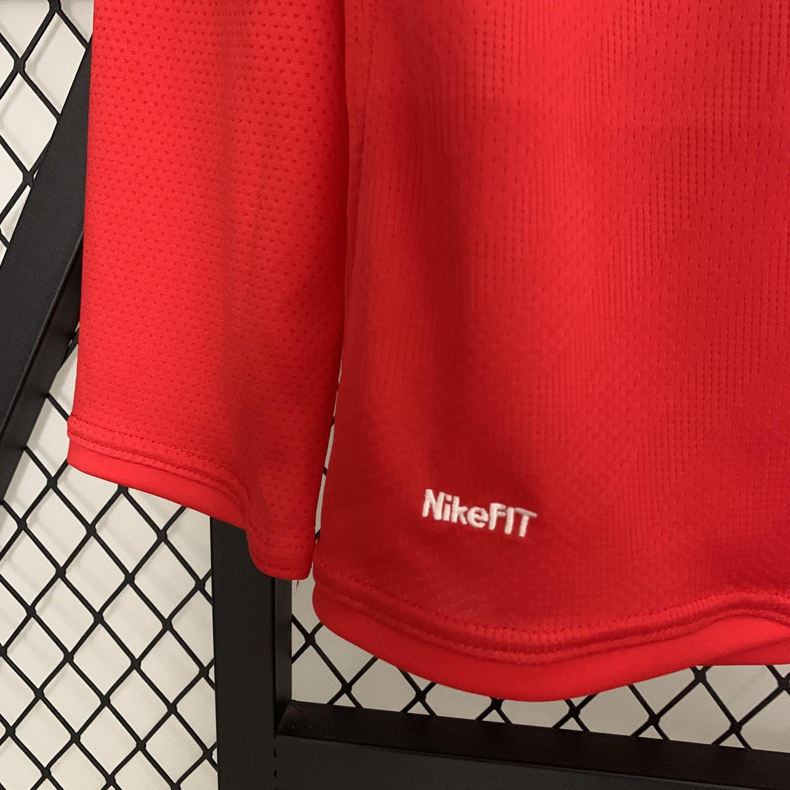 Retro Long Sleeve M U Champions League Version Home