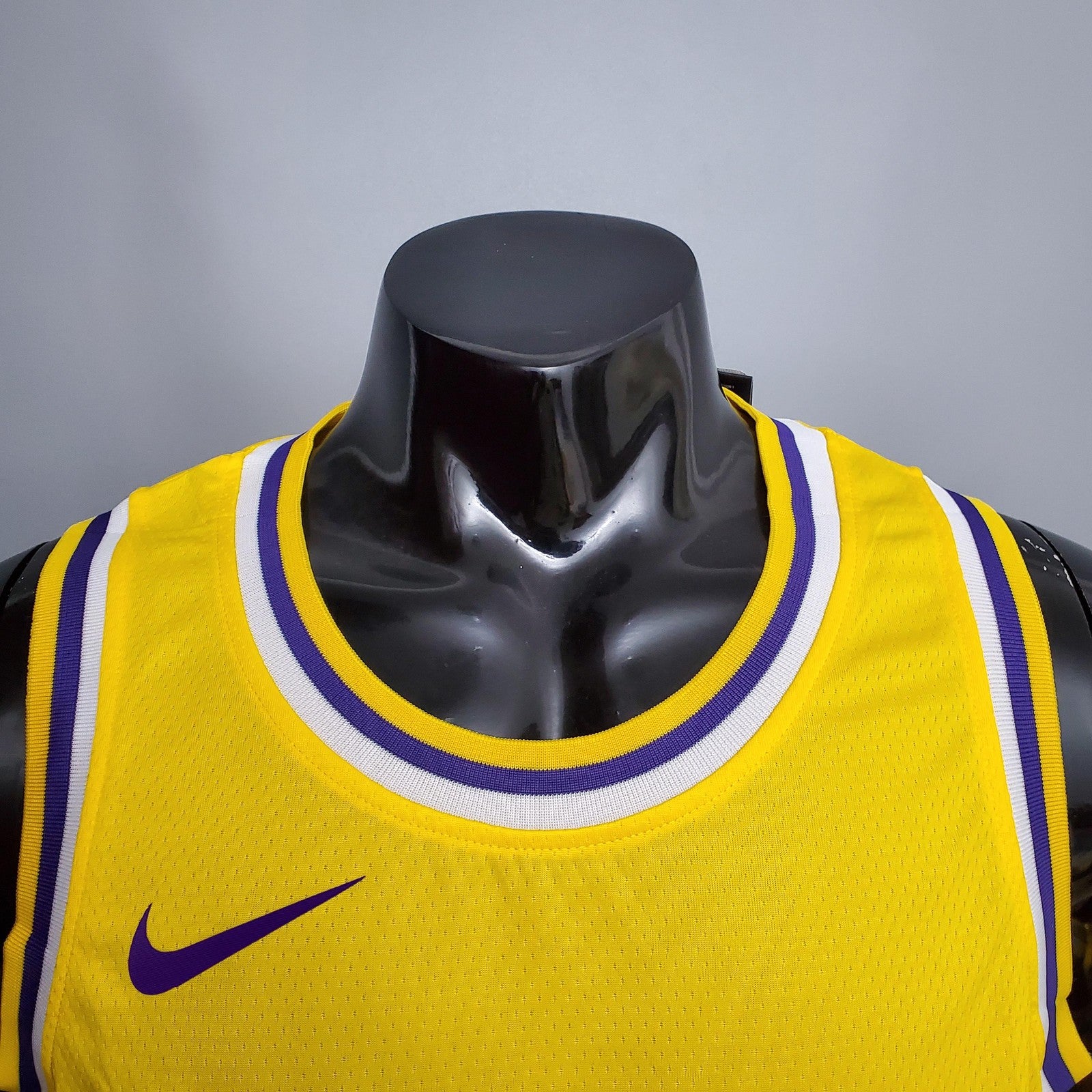 James #23 Lakers Round Neck Yellow Nba Jersey Nike Connect Recognition