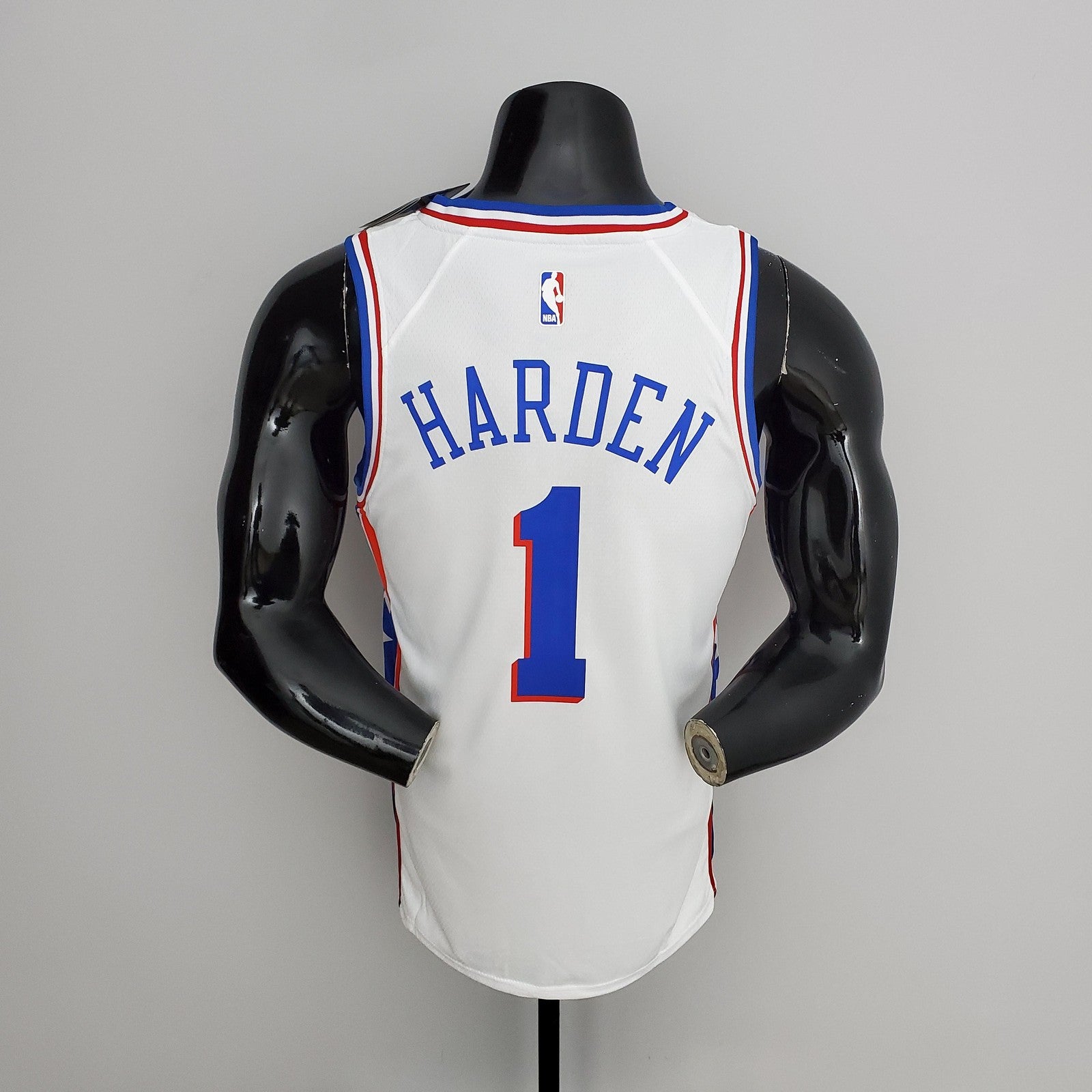 76ers Harden #1 V Neck White