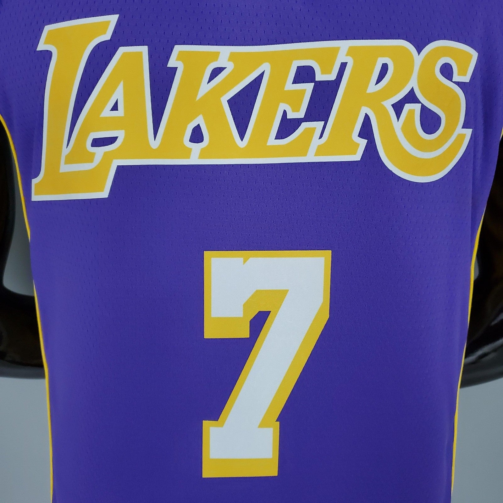 Anthony#7 Los Angeles Lakers Purple Yellow Side Nba Jersey V