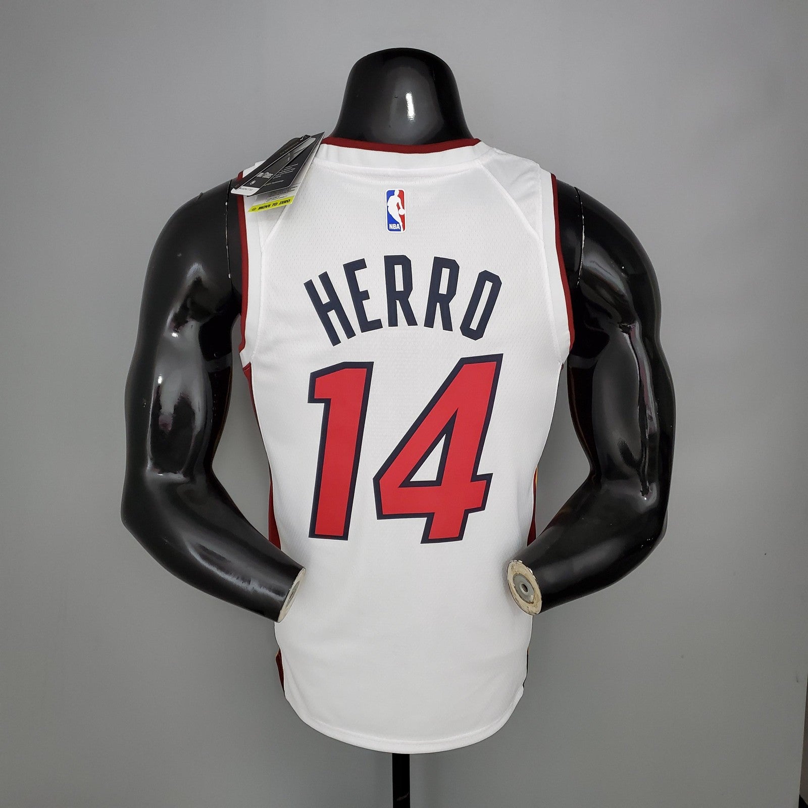 Miami Heat Herro#14 White Nba Jersey