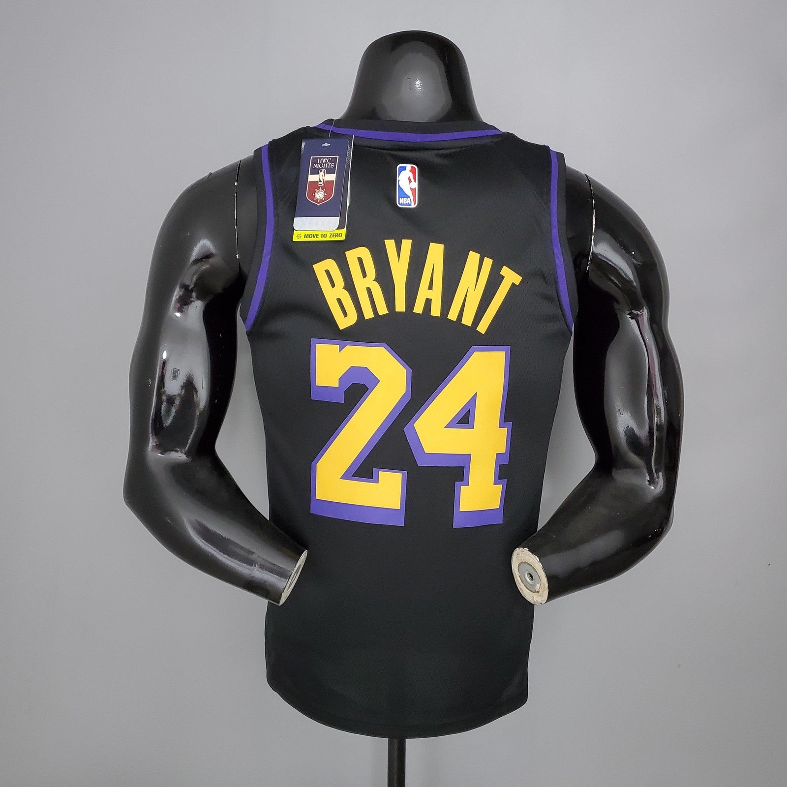 2021 Bryant#24 Los Angeles Lakers Black Latin Black Nba Jersey