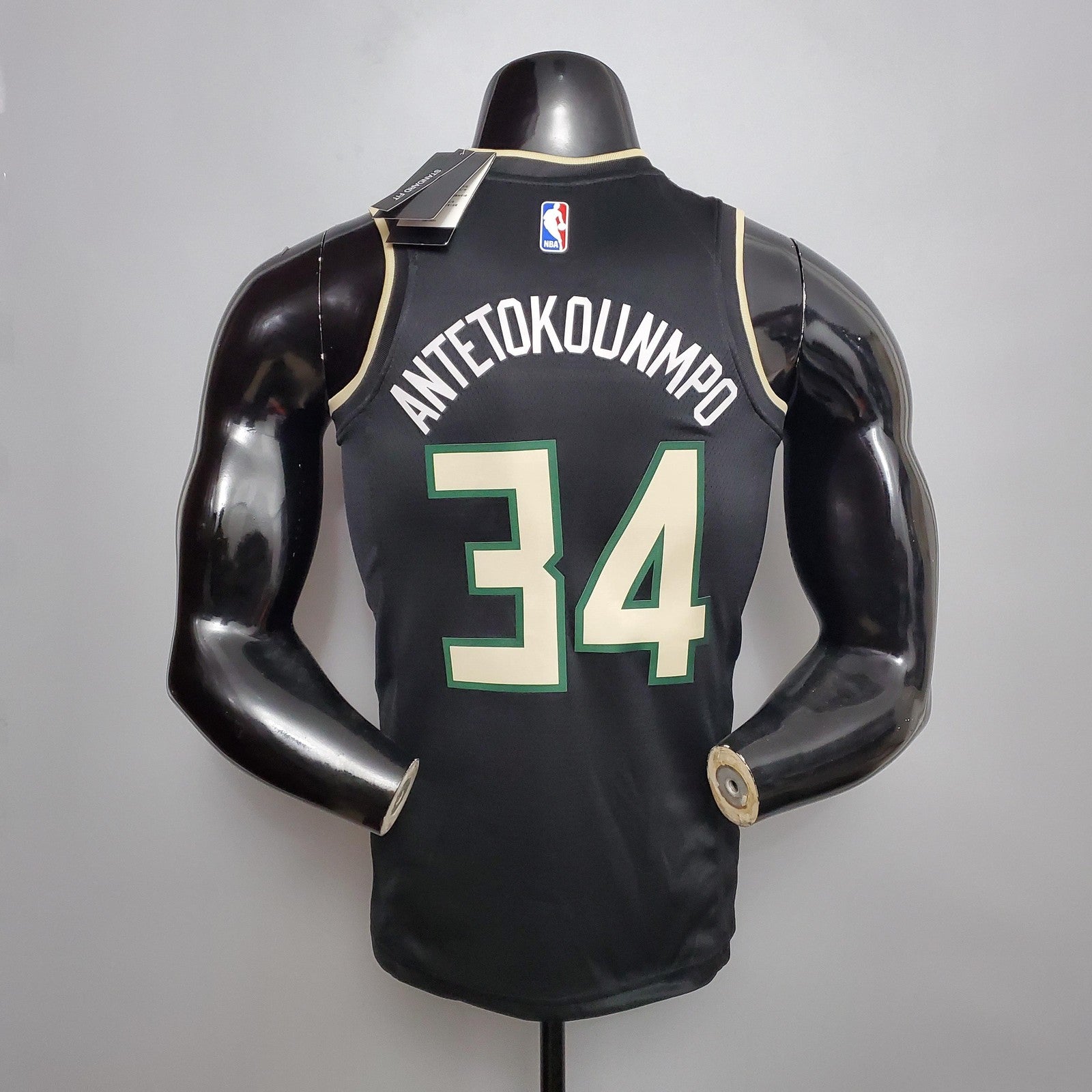 New Bucks Jordan Antetokounmpo #34 Theme Edition Black