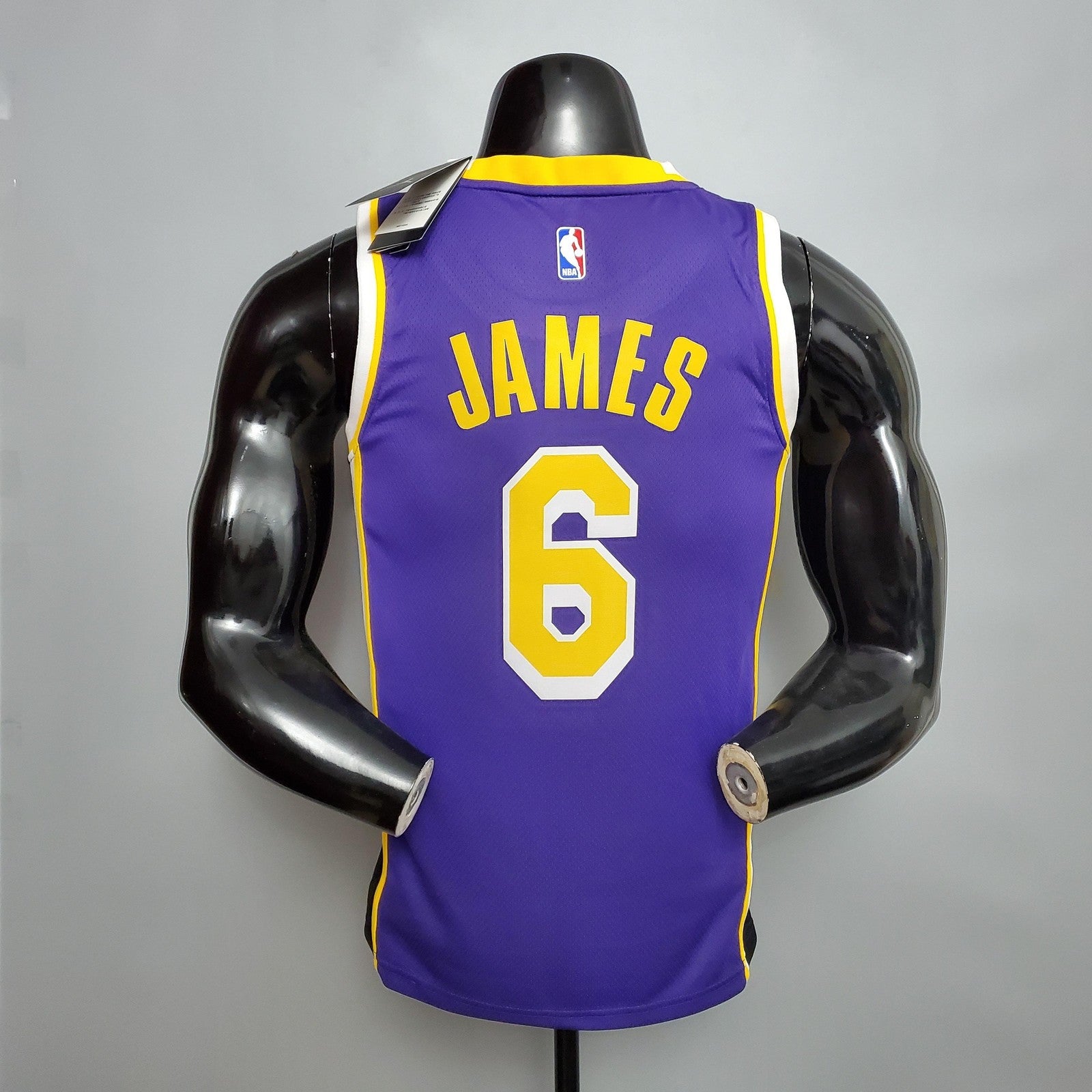 New Lakers Jordan Davis#3 Theme Purple Round Neck 2