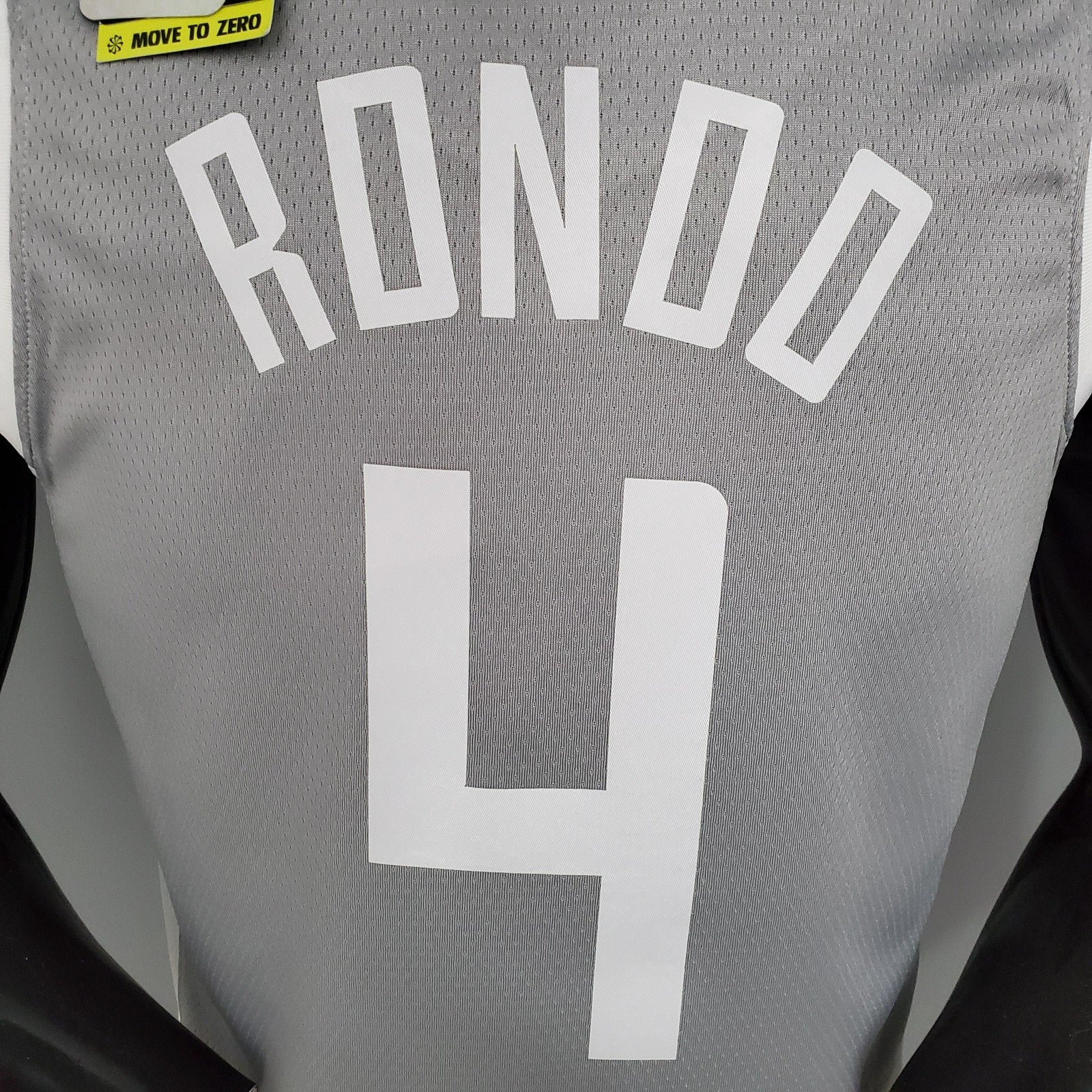 2021 Rondo#4 Los Angeles Clippers Bonus Edition Grey Nba Jersey