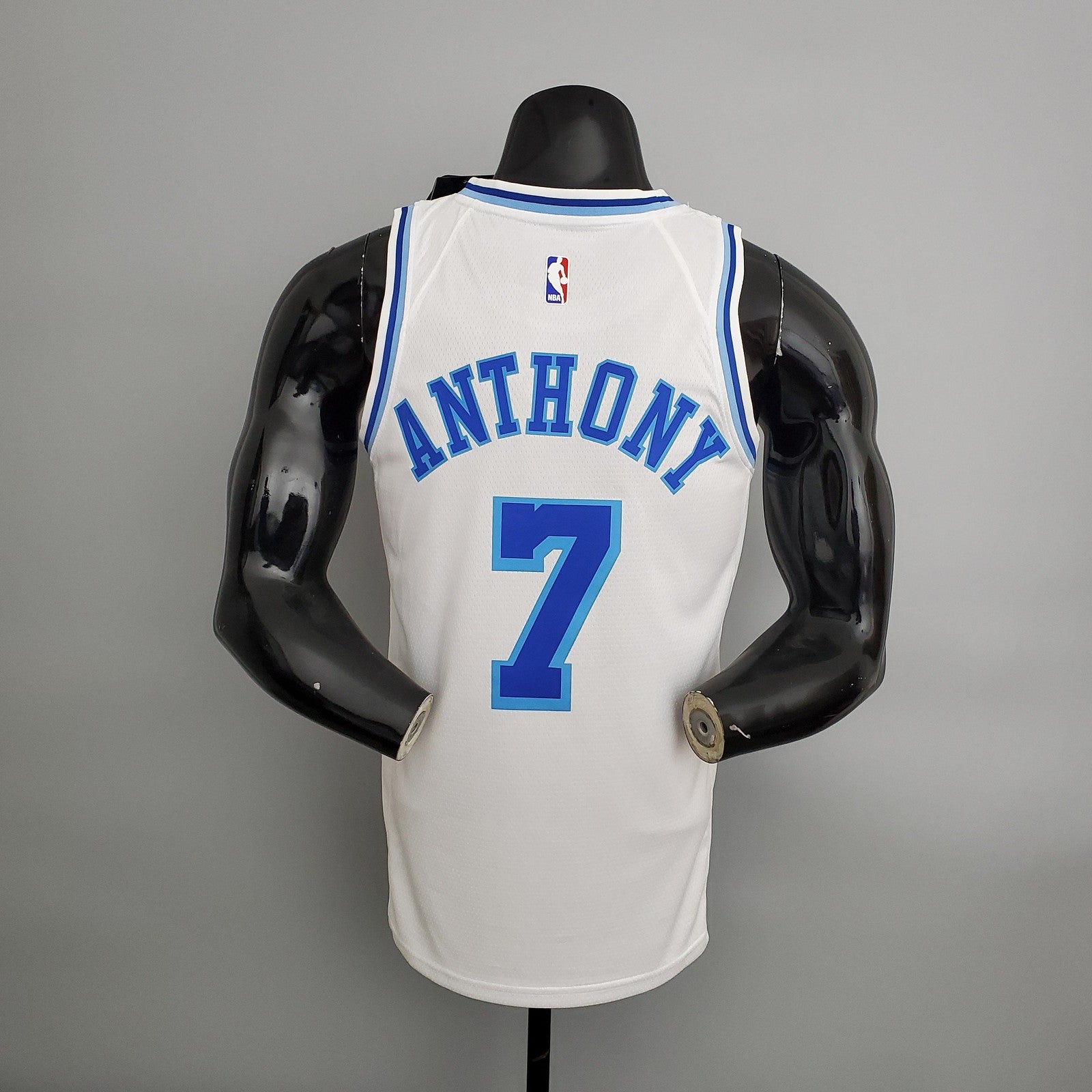 Los Angeles Lakers Anthony#7 Latin Night (high Head) White Nba Jersey
