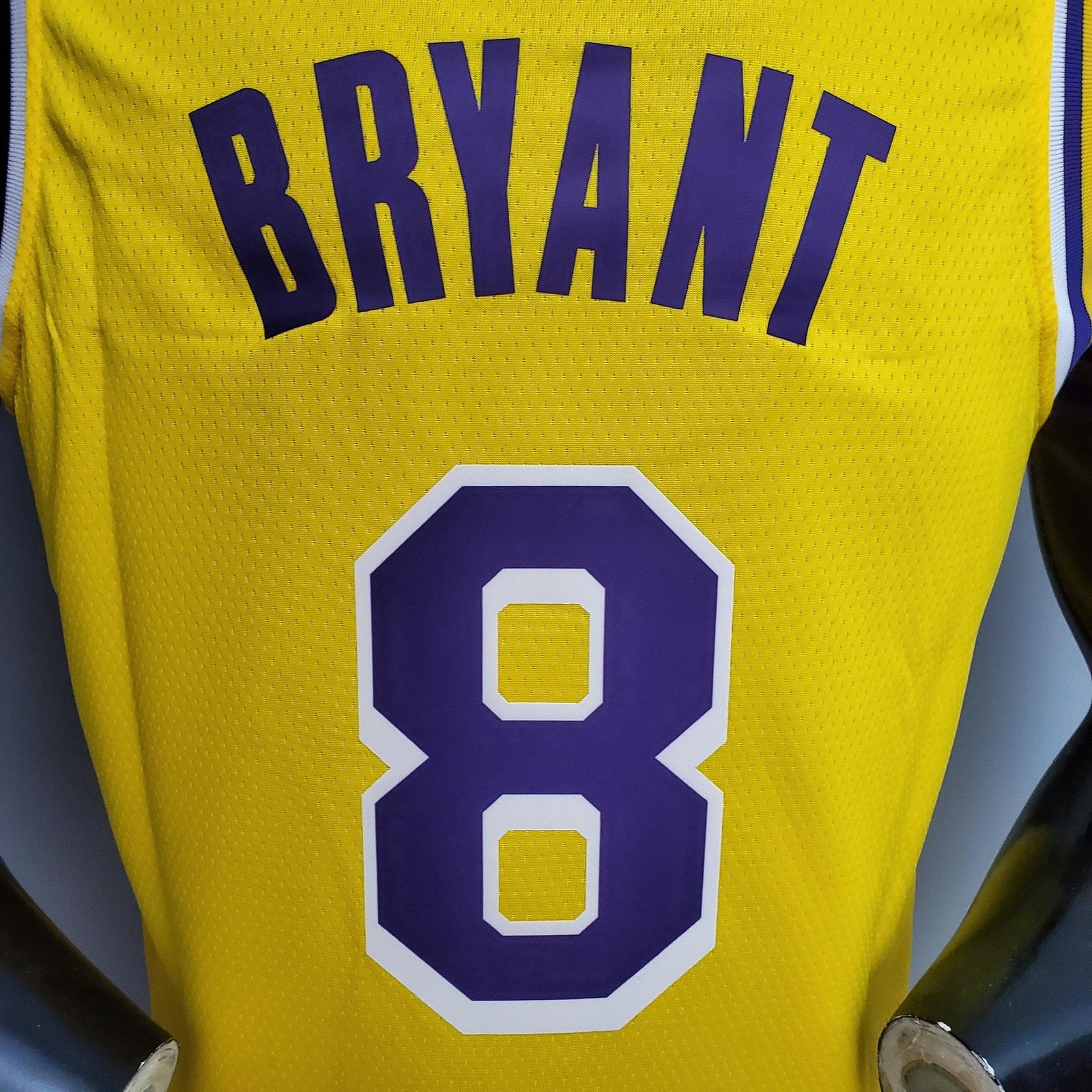 Bryant #8 Lakers Round Neck Yellow Nba Jersey Nike Connect Recognition