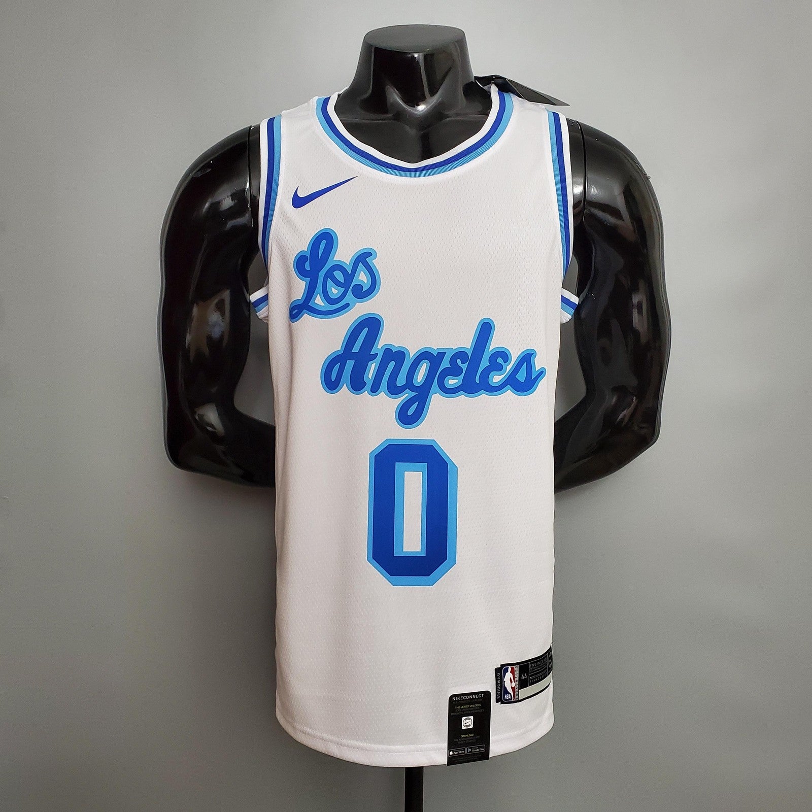 Retro Night Kuzma #0 Los Angeles Lakers White Nba Jersey Nike Connect Recognition 2