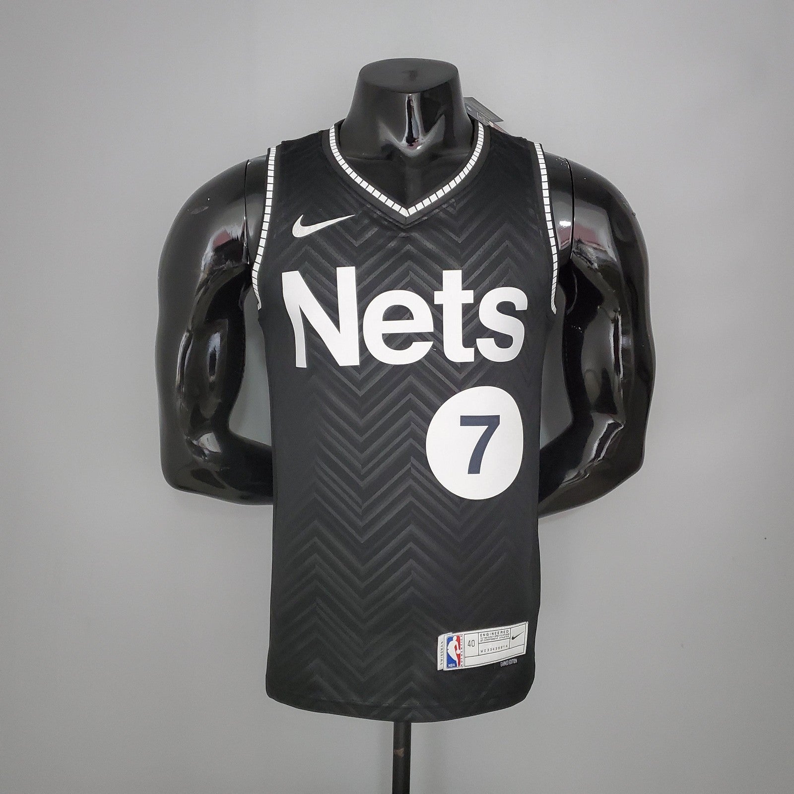 2021 Durant #7 Brooklyn Nets Bonus Edition Black Nba Jersey