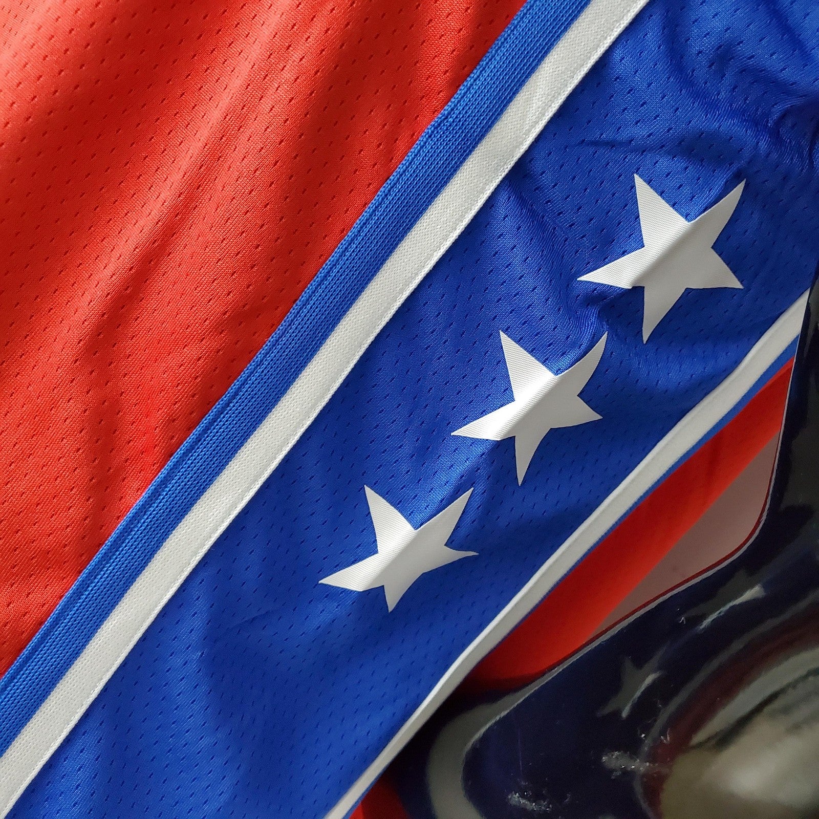 76ers Harden #1 V Neck Red