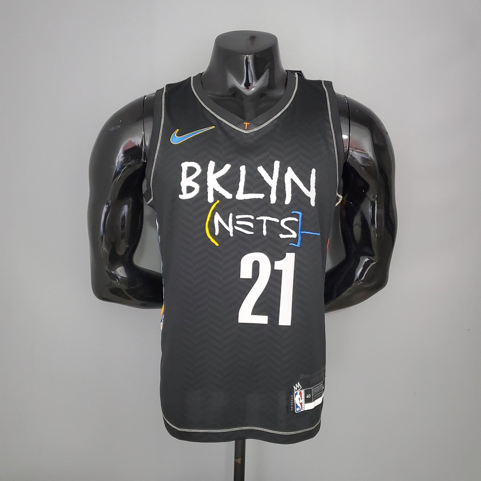 New Brooklyn Nets Aldridge#21 City Edition Black