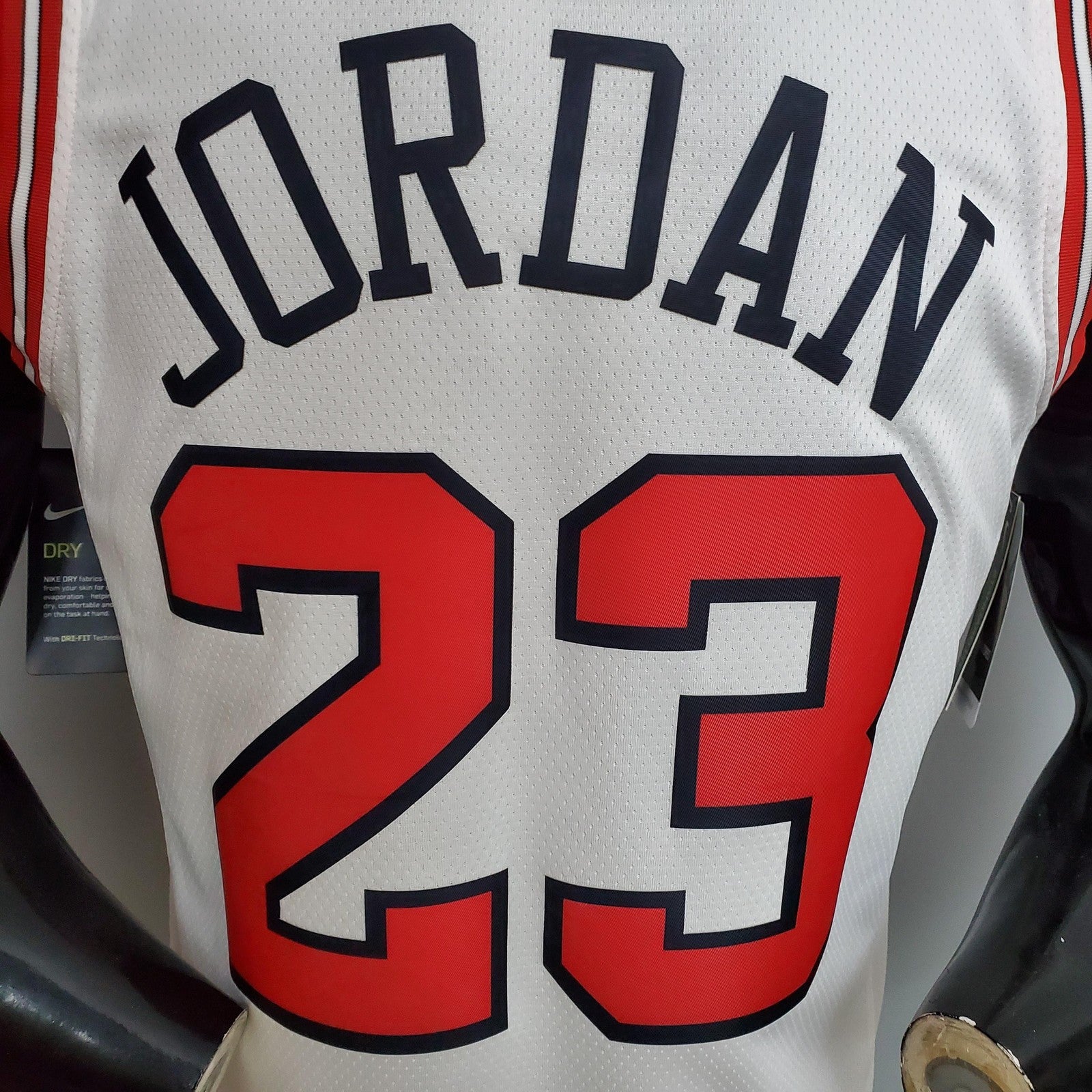 Jordan #23 Chicago Bulls White Nba Jersey Nike Connect Recognition