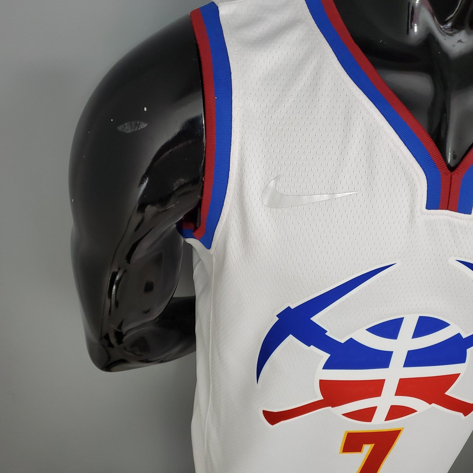 2021 Roy#7 Nuggets Bonus Edition White Nba Jersey