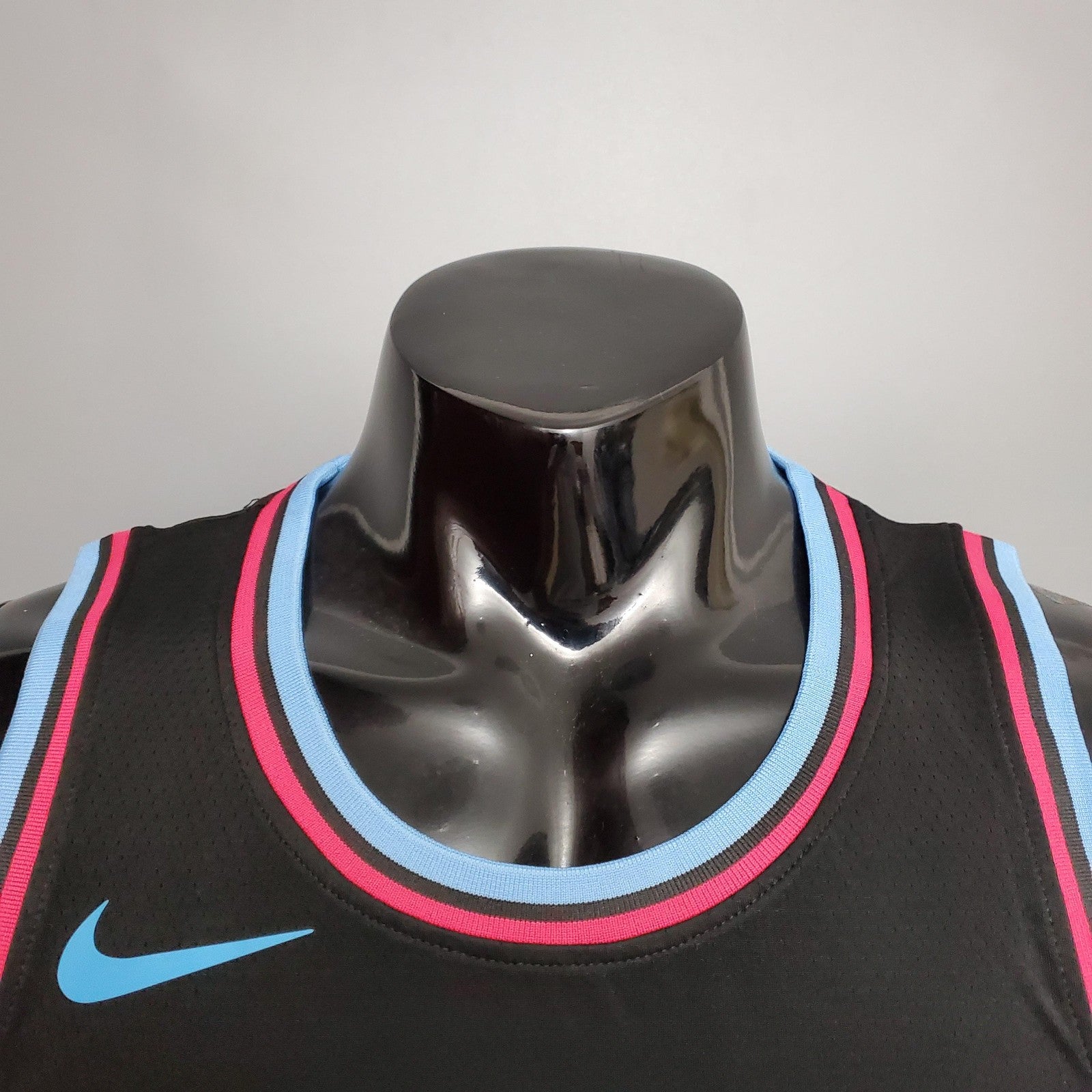 Adebayo#13 Miami Heat V Neck Black Nba Jersey Nike Connect Recognition