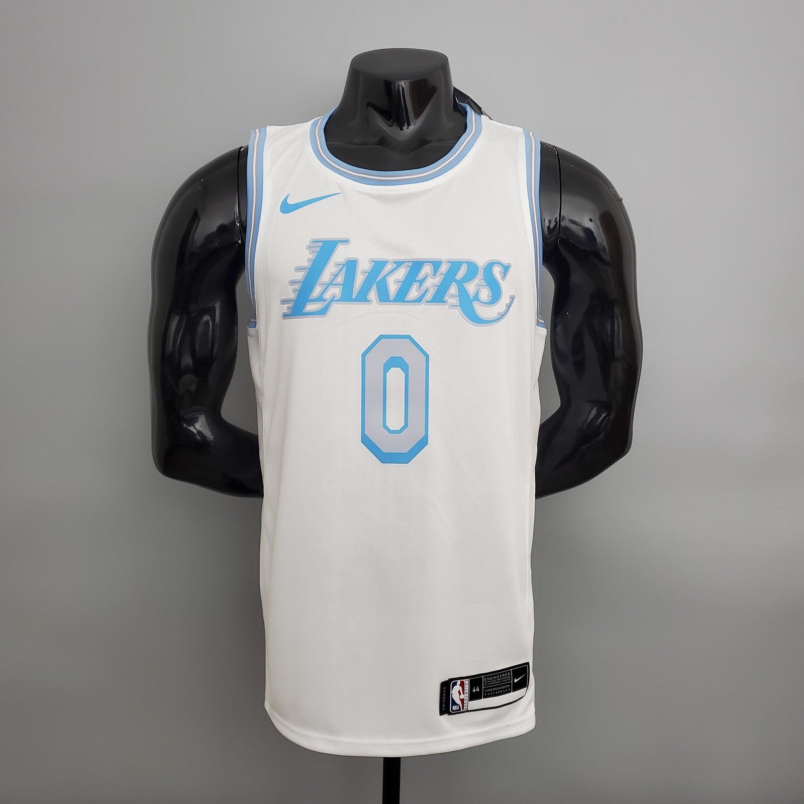 2021 Westbrook#0 Lakers Retro White Nba Jersey