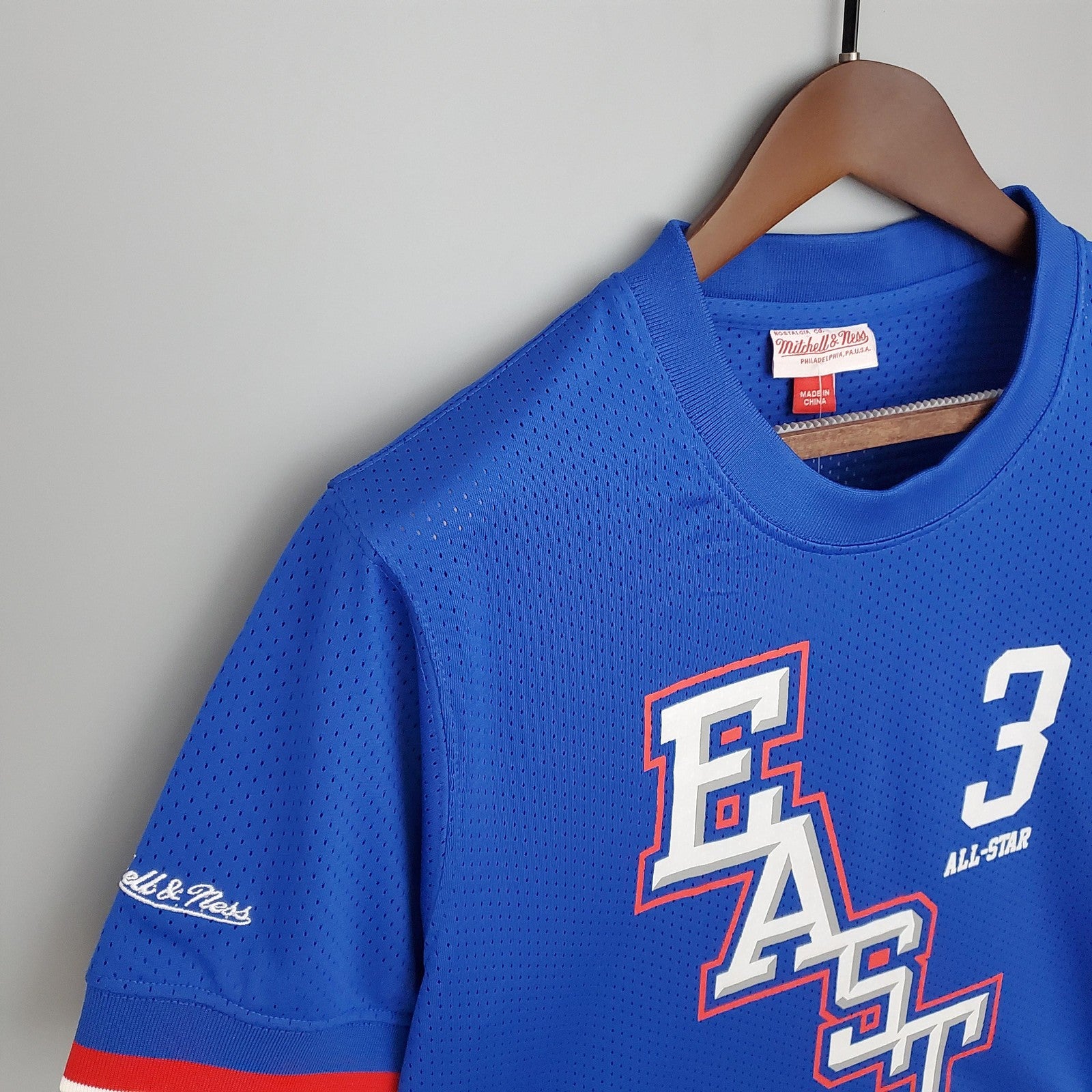 Mitchellness 09 Season All Star Game No 3 Iverson Retro Mesh Short Sleeve