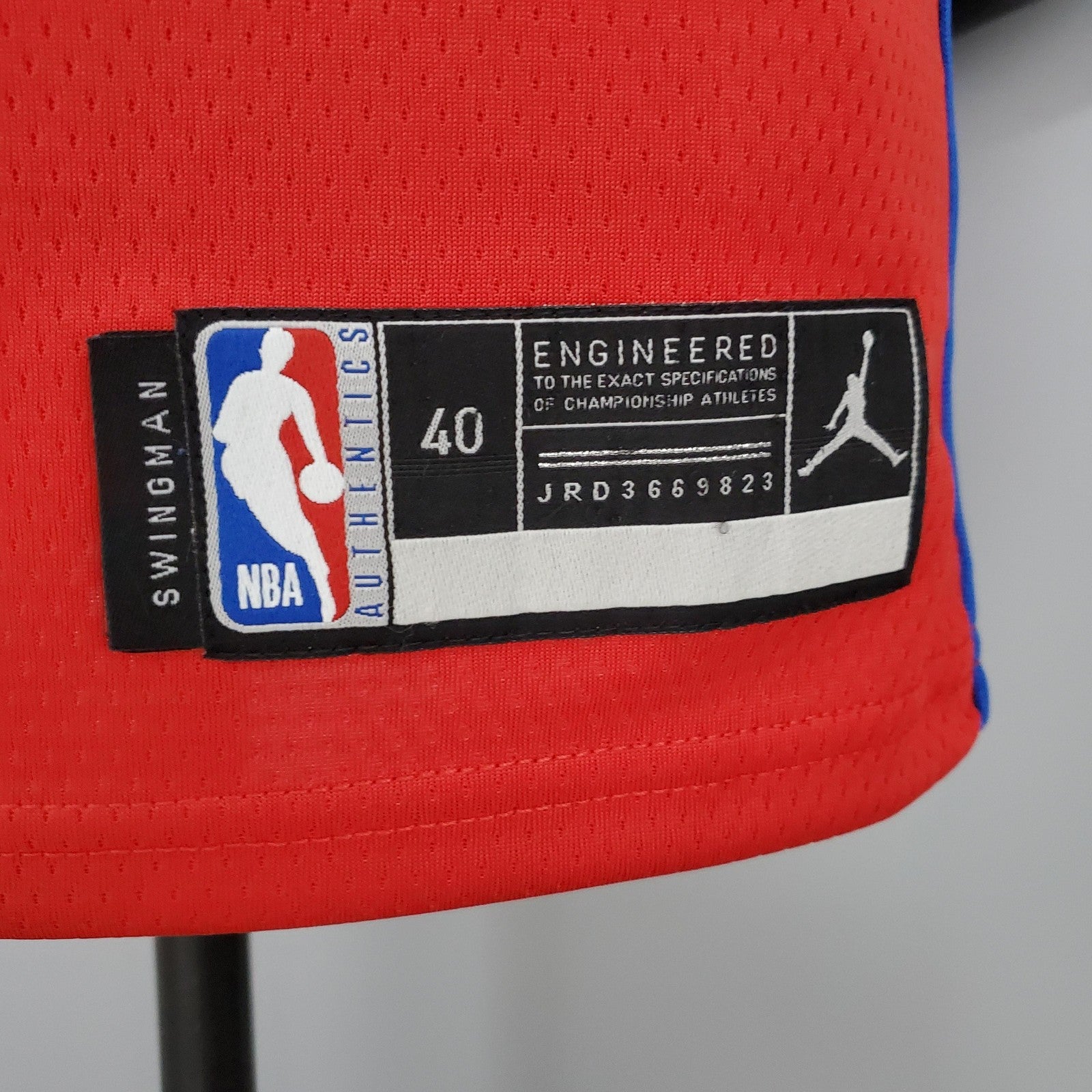 2021 Embiid#21 76ers Jordan Themed Red Nba Jersey