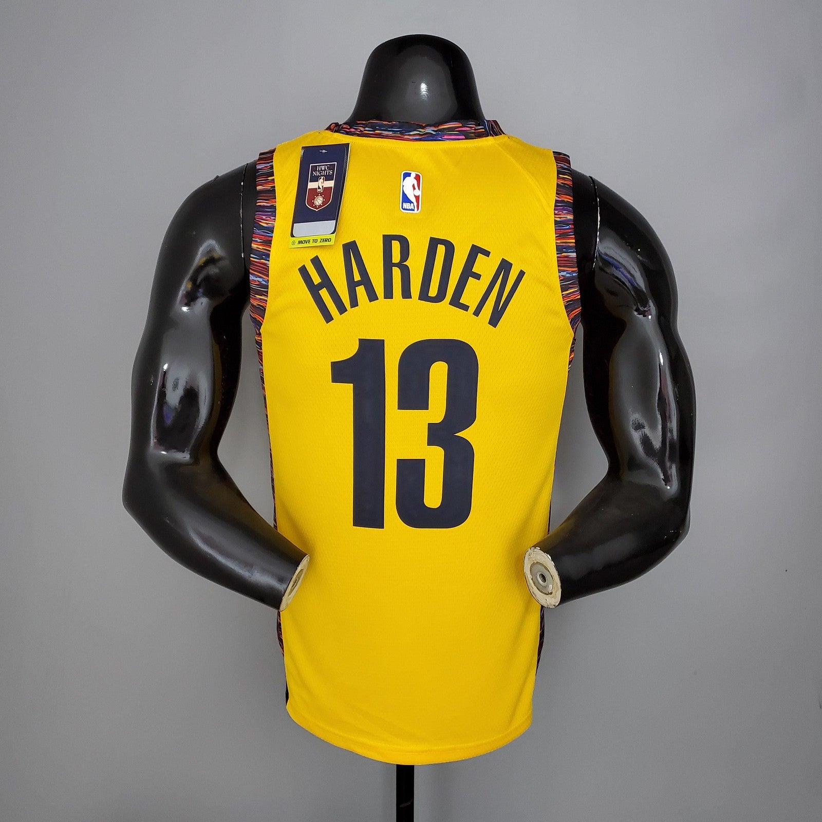 Harden #13 Brooklyn Nets Commemorative Edition Yellow Nba Jersey