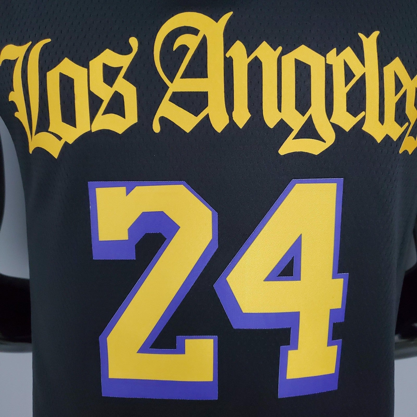 2021 Bryant#24 Los Angeles Lakers Black Latin Black Nba Jersey