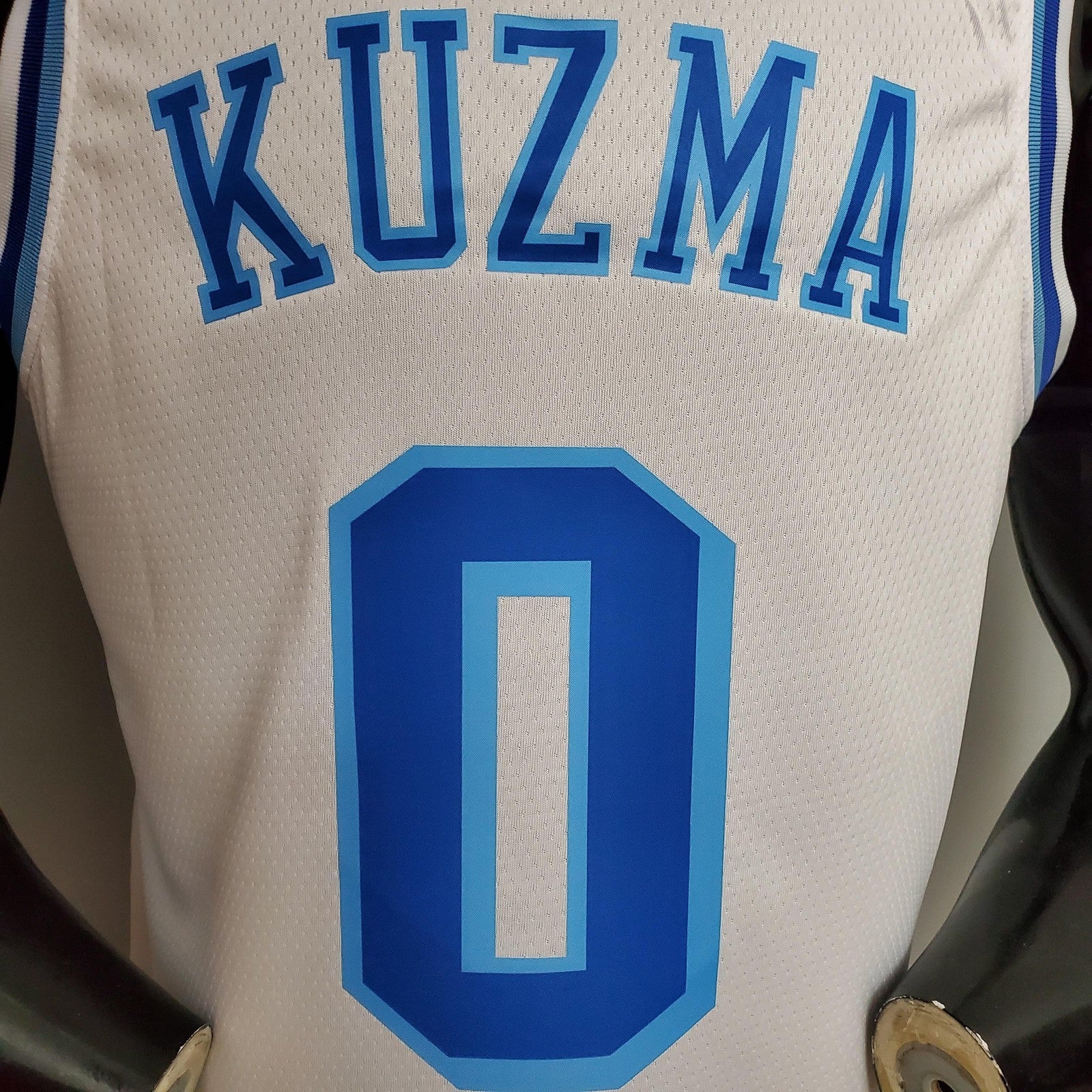Retro Night Kuzma #0 Los Angeles Lakers White Nba Jersey Nike Connect Recognition