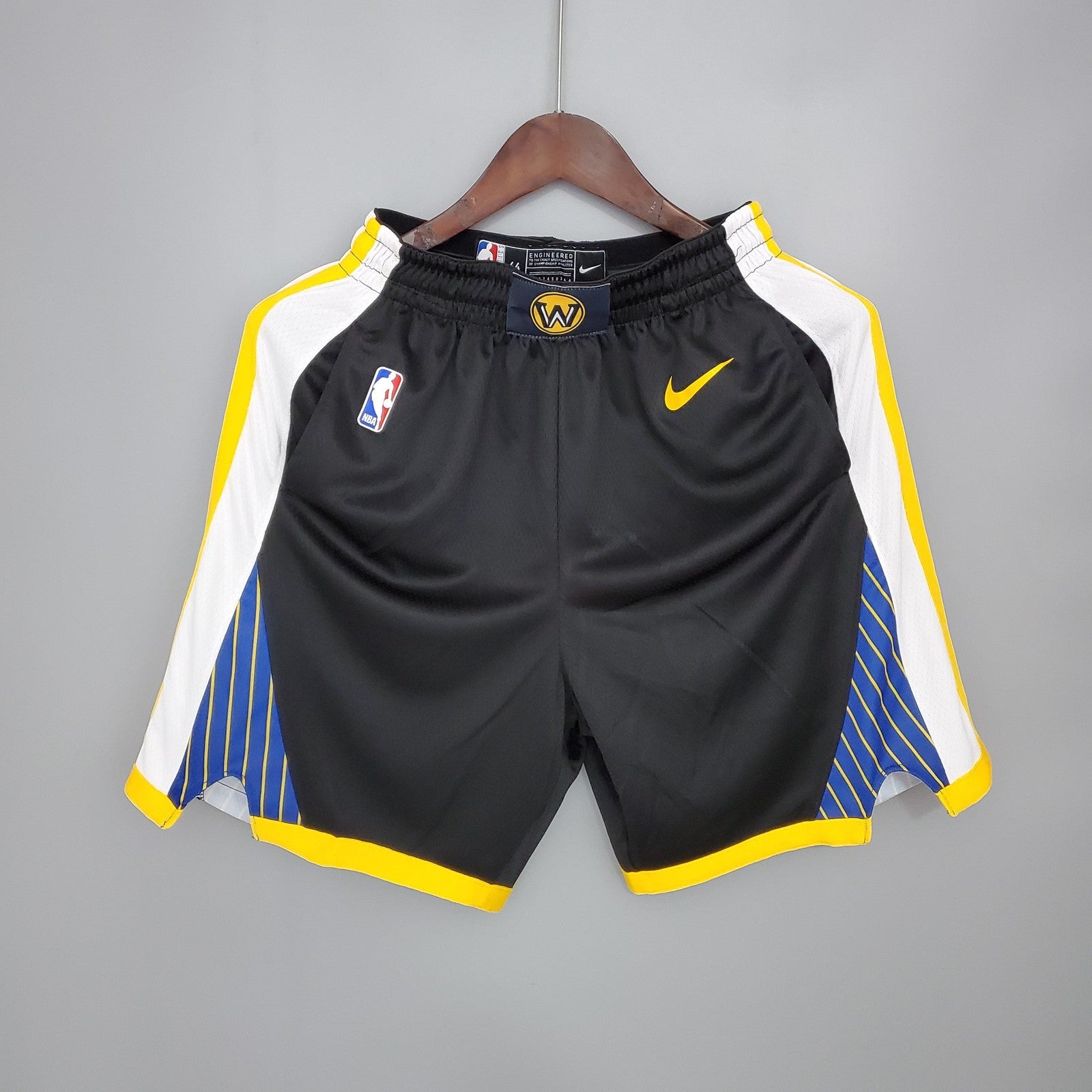 Warriors Black Nba Shorts