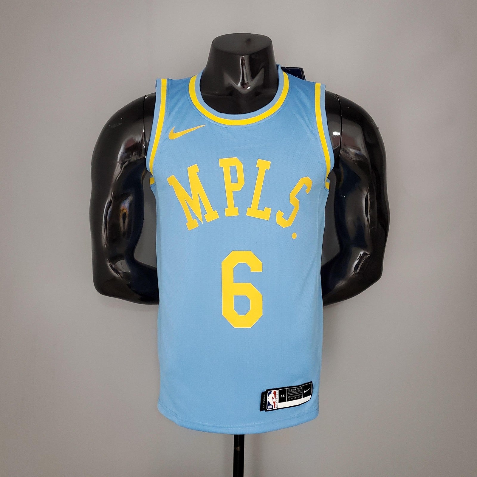 2021 James#6 Los Angeles Lakers Minneapolis Edition Blue Nba Jersey