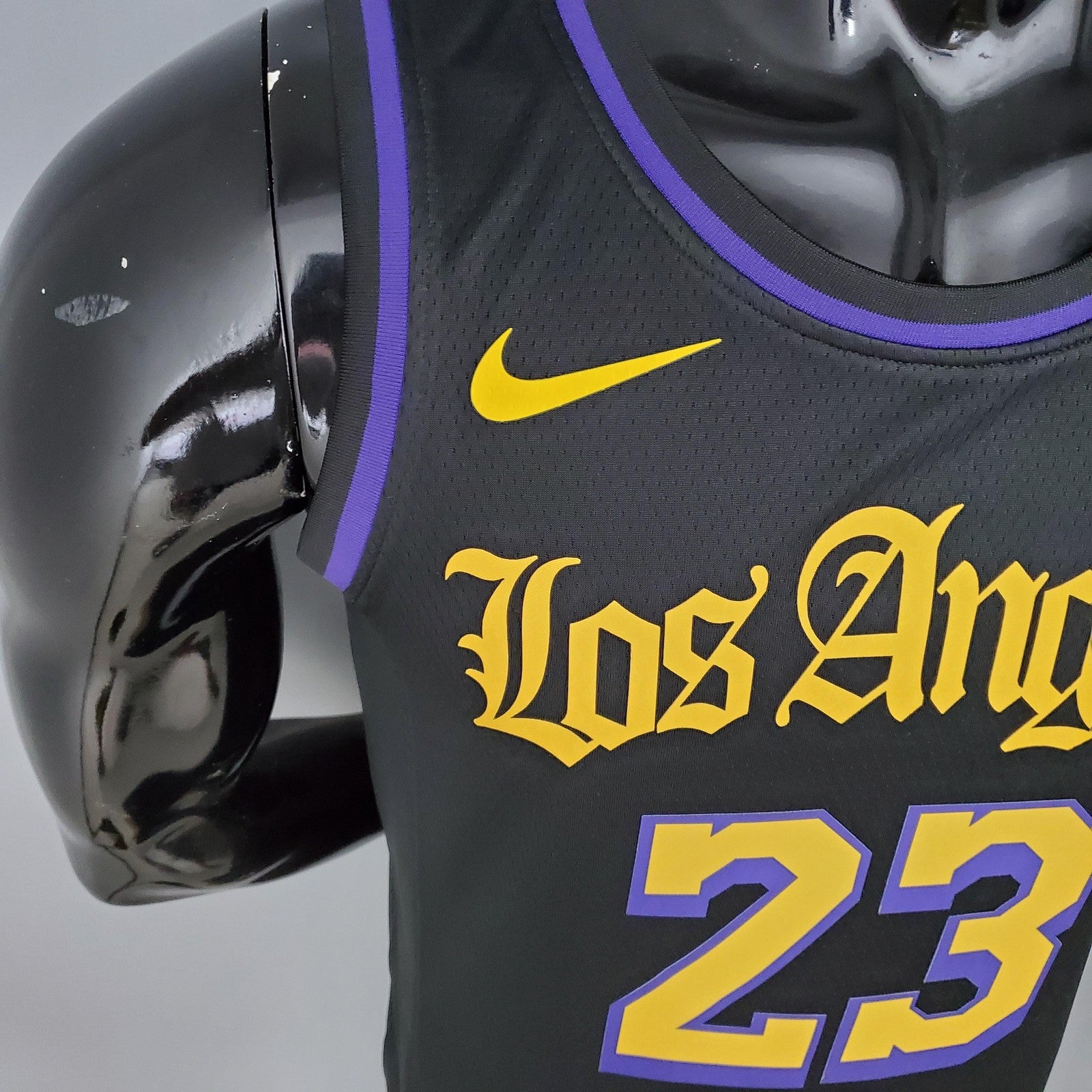 2021 James#23 Los Angeles Lakers Black Latin Black Nba Jersey
