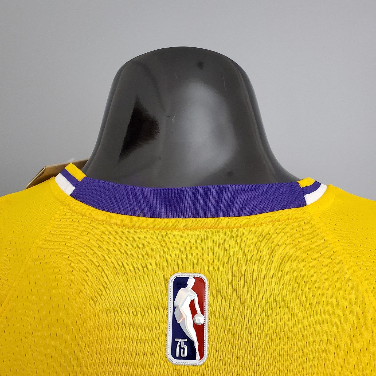 75th Anniversary Lakers Yellow Nba Jersey