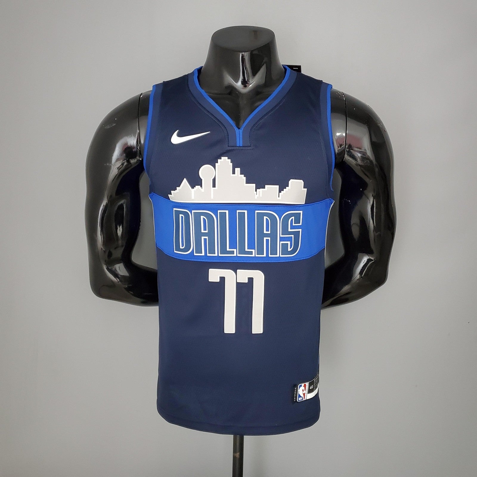 Dallas Mavericks Doncic#77 Lone Ranger Iceberg Edition Nba Jersey