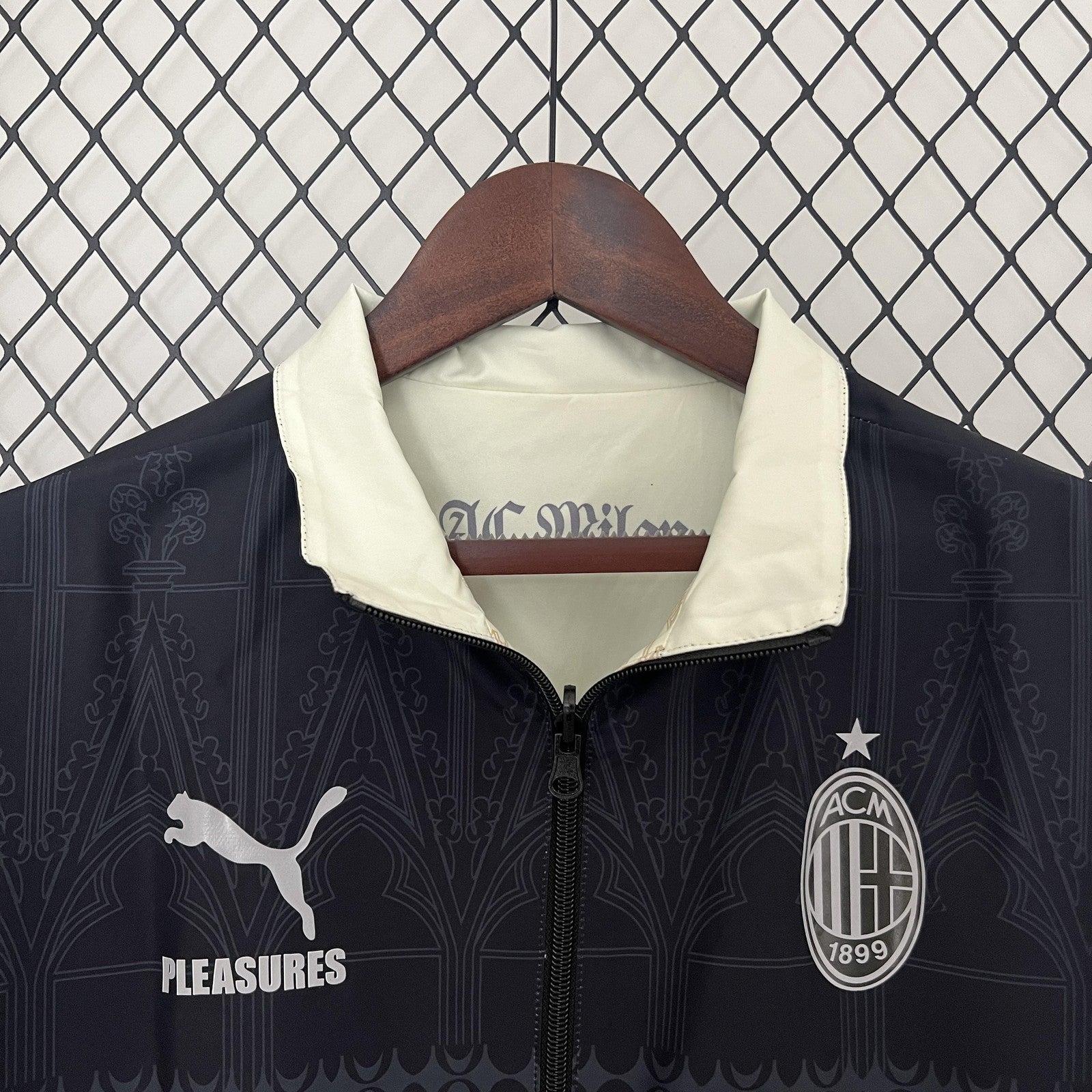 24 25 Ac Milan Trench Coat Reversible