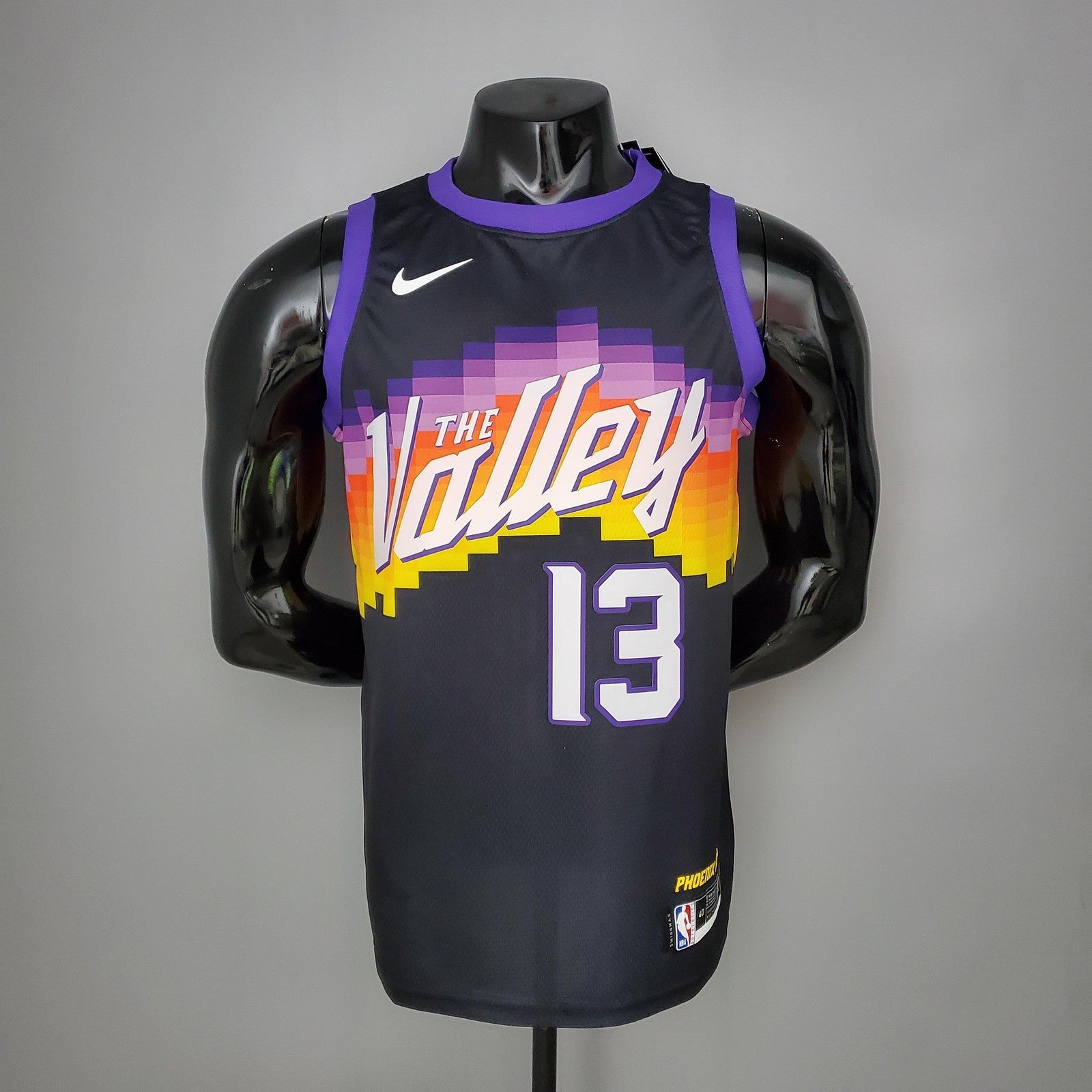 New Nash#13 Suns City Edition Black Nba Jersey