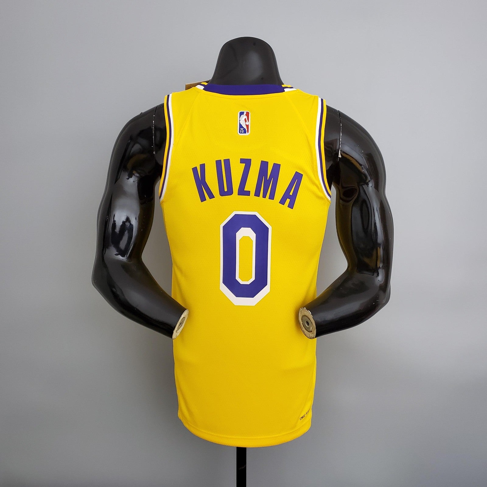 75th Anniversary Lakers Yellow Nba Jersey