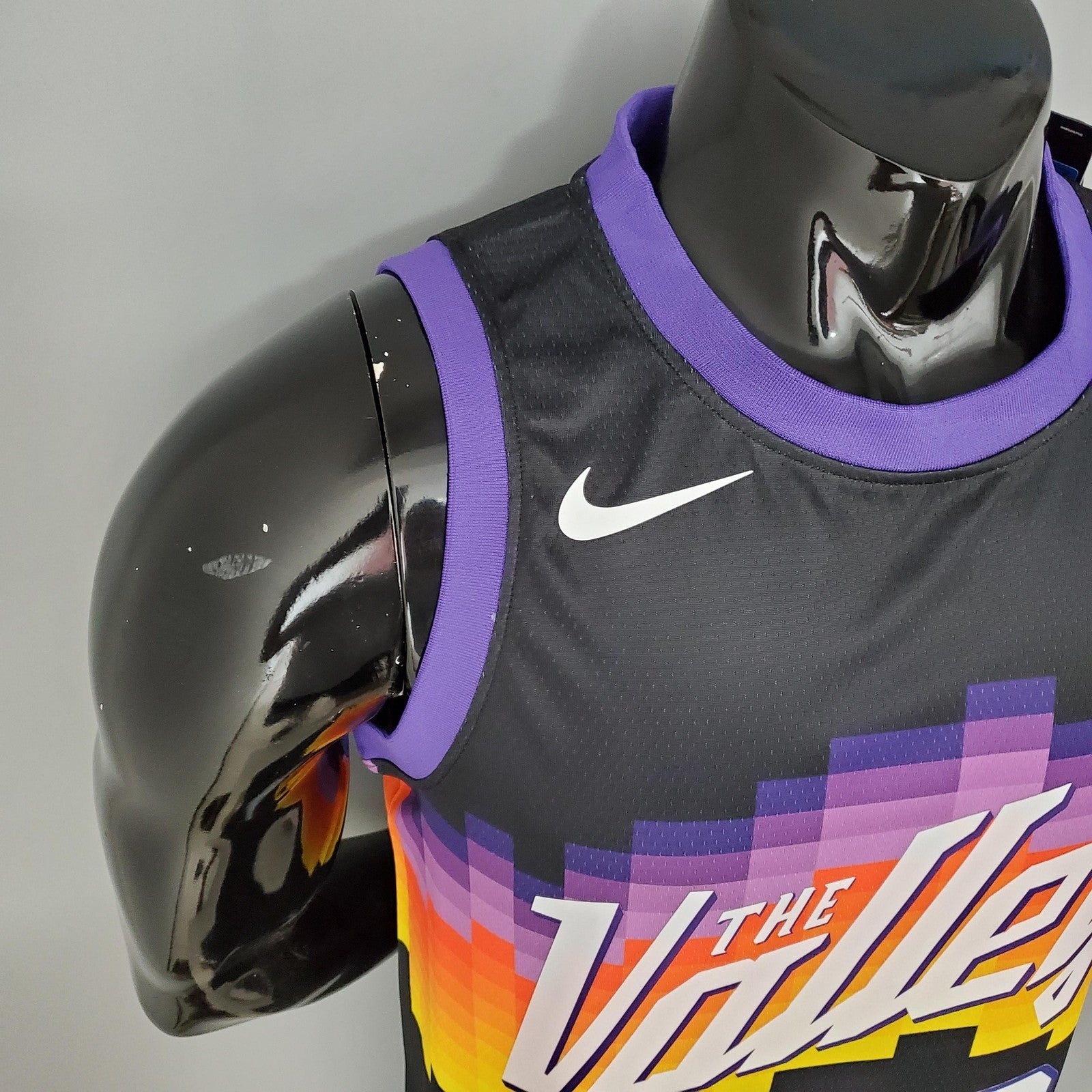 New Ayton#22 Suns City Edition Black Nba Jersey