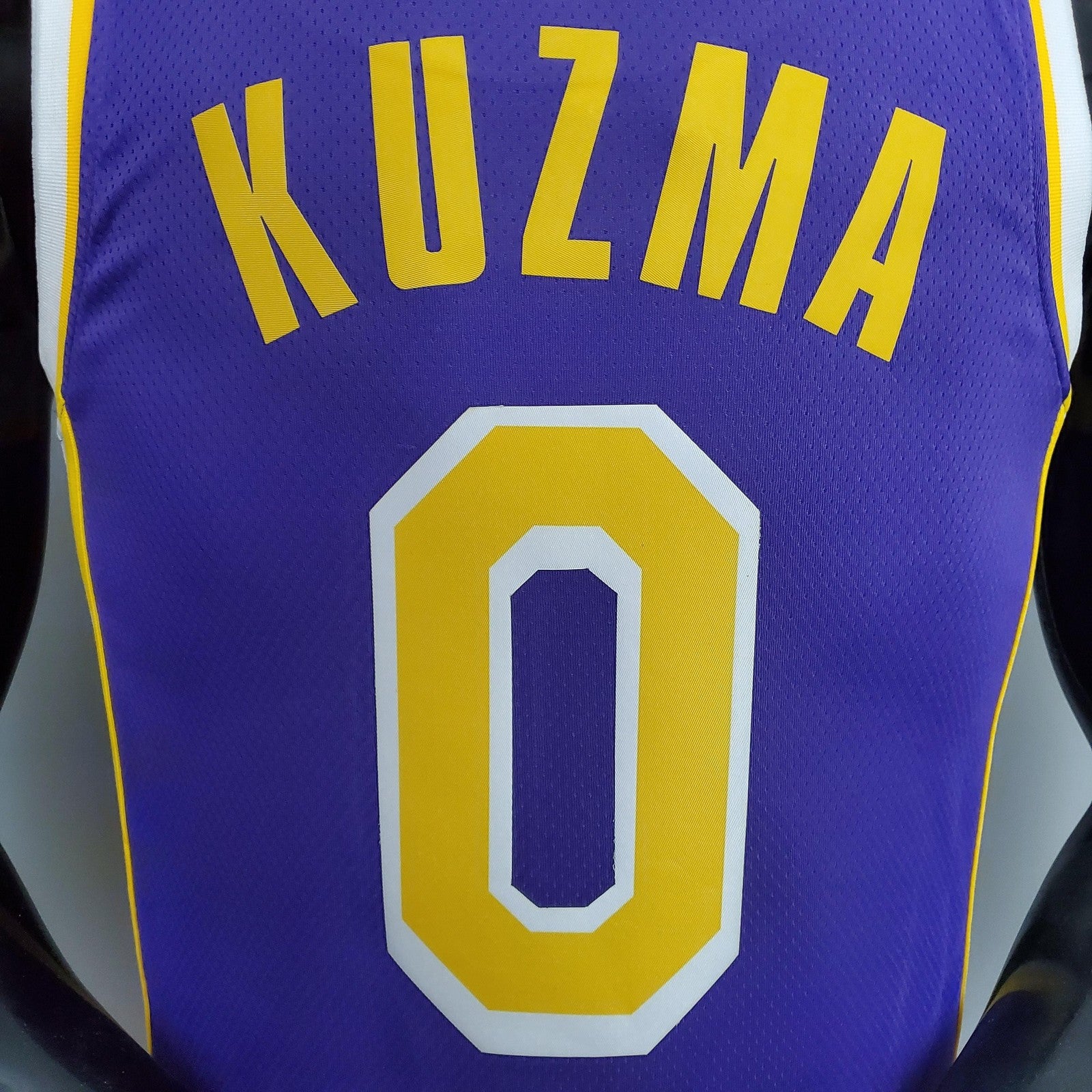 New Lakers Jordan Kuzma #0 Theme Purple Round Neck