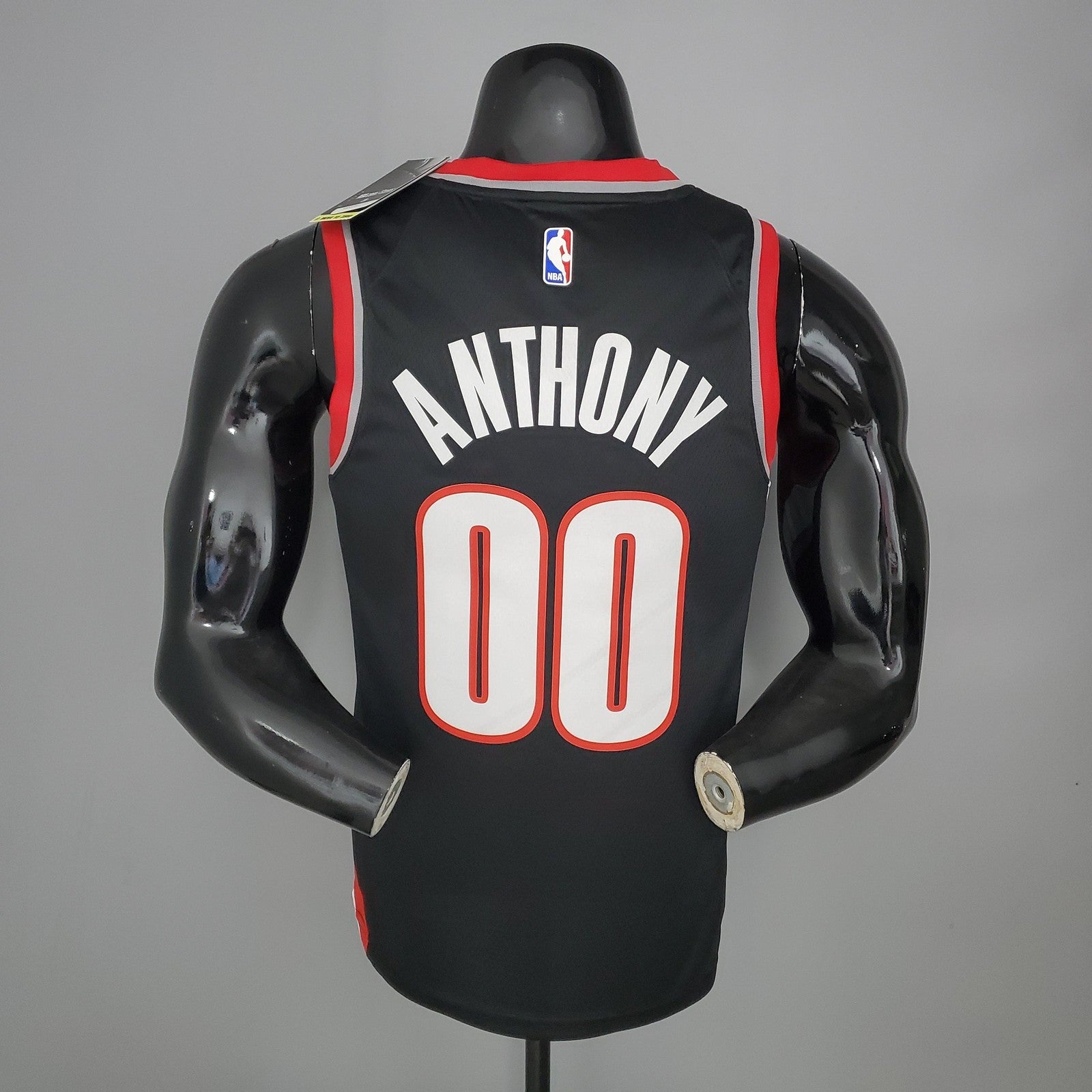 2021 Anthony#00 Trail Blazers Home Black Nba Jersey