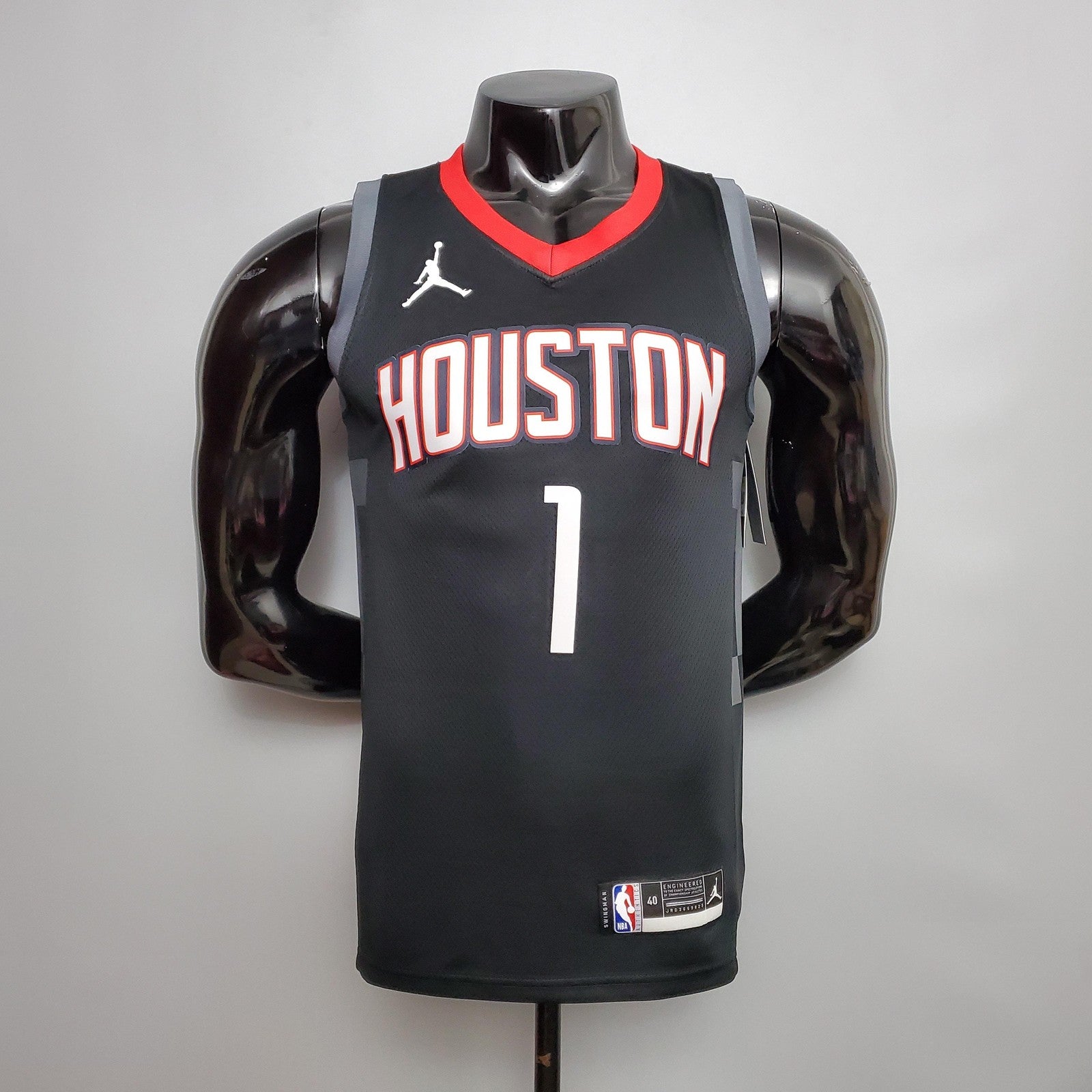 New Rockets Jordan Mcgrady#1 Theme Limited City Edition Black