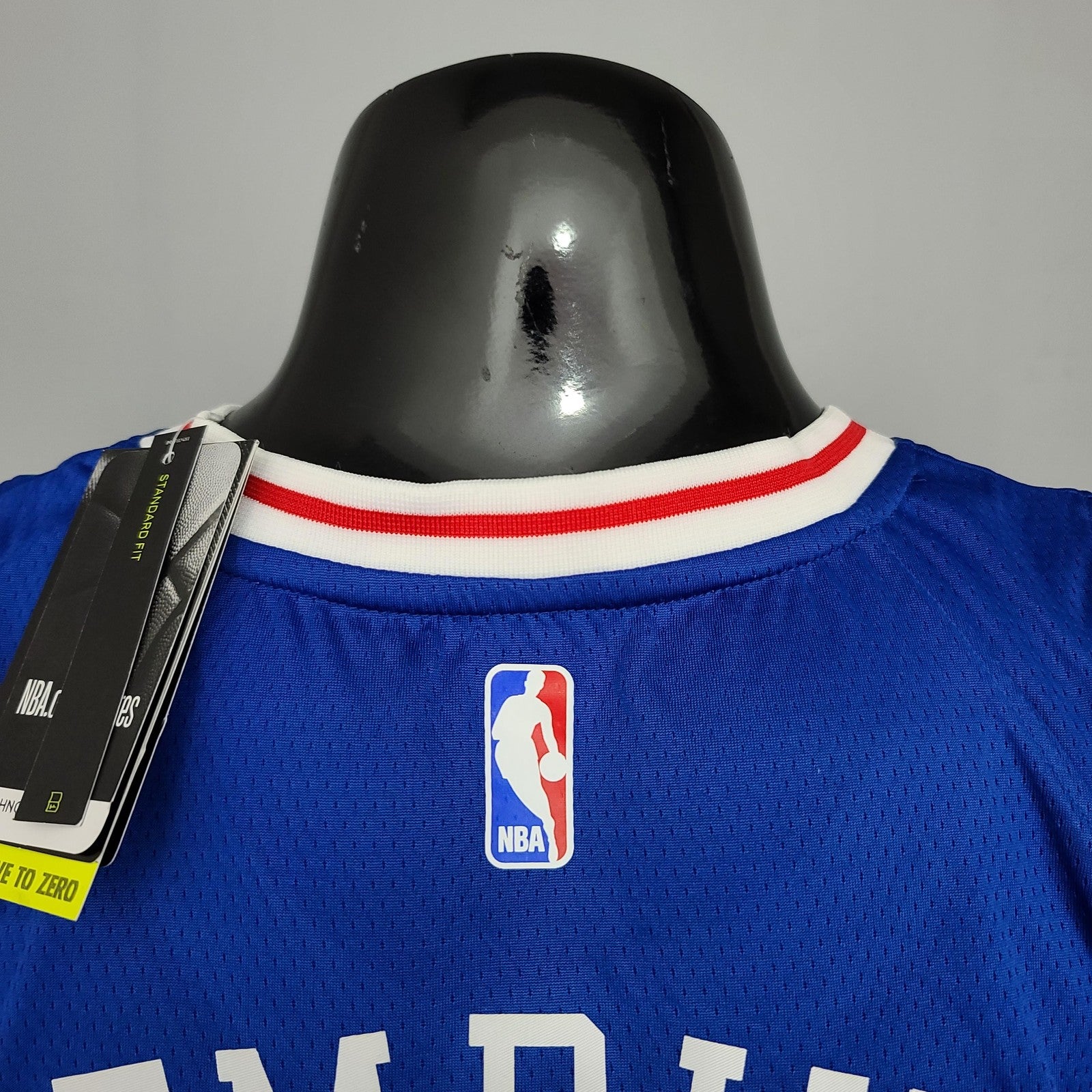 Embiid#21 Detroit Pistons Blue Nba Jersey