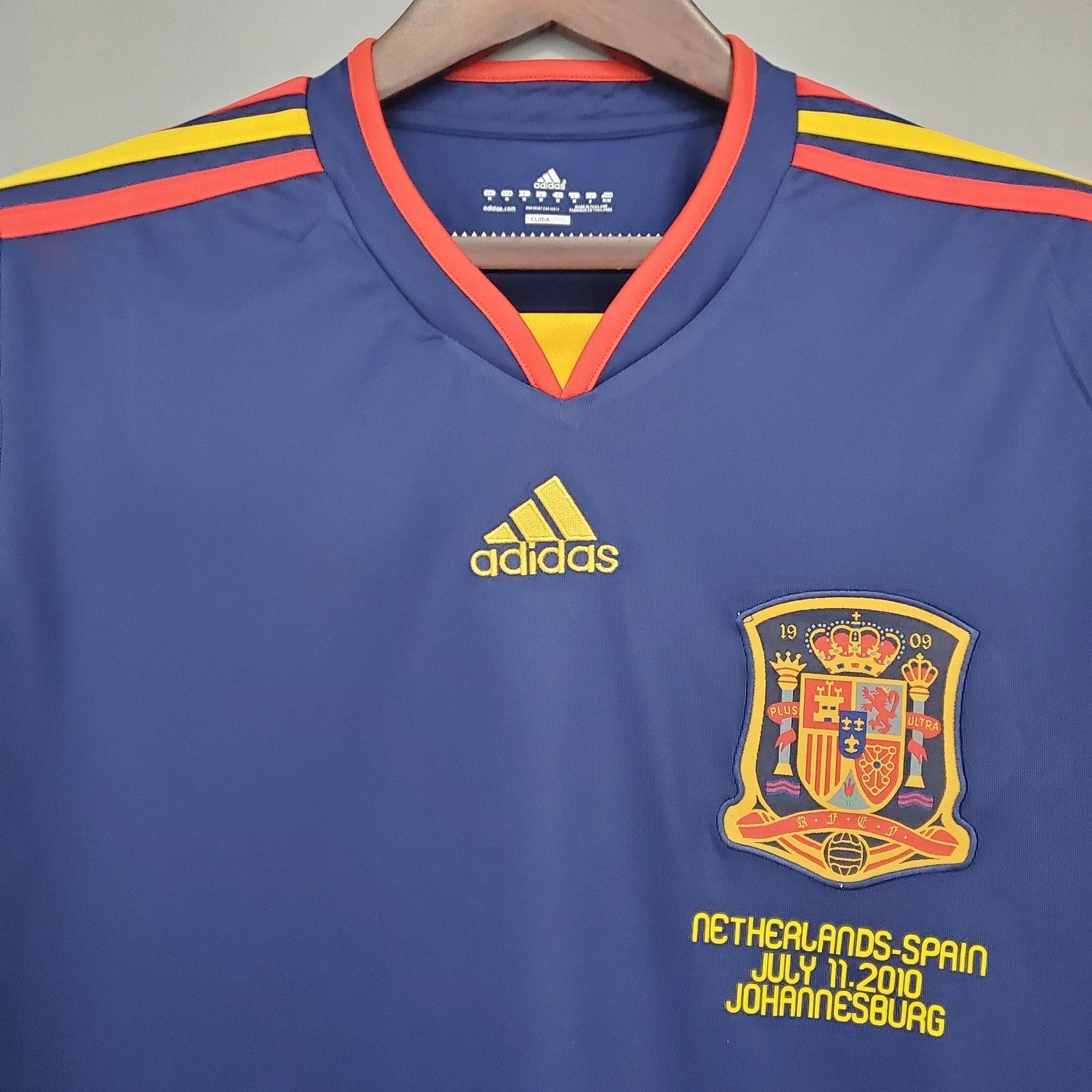 Retro Long Sleeve Spain 2010 Away