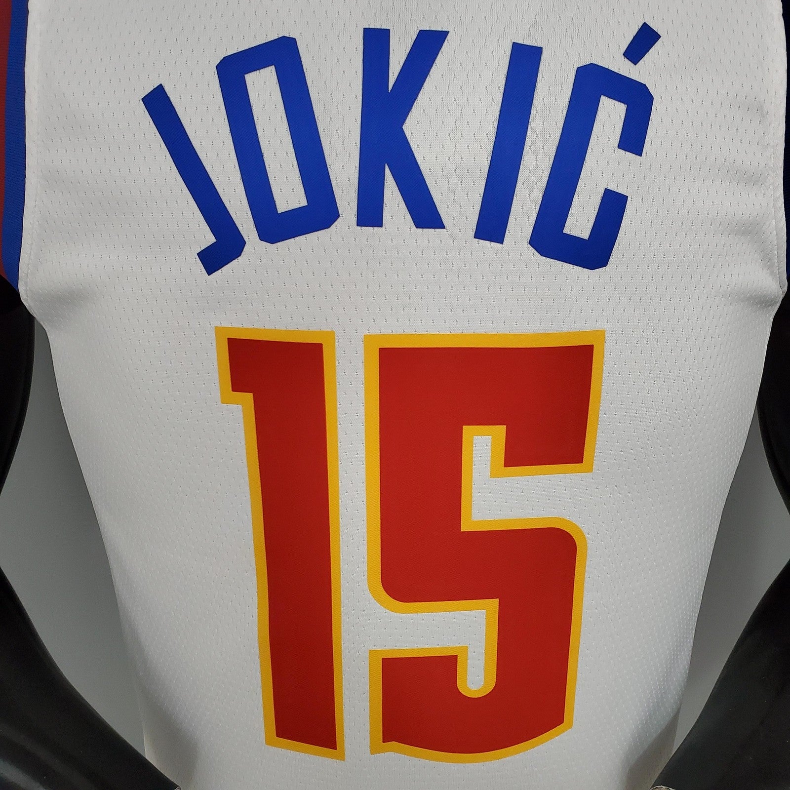 2021 Jokic#15 Nuggets Bonus Edition White Nba Jersey