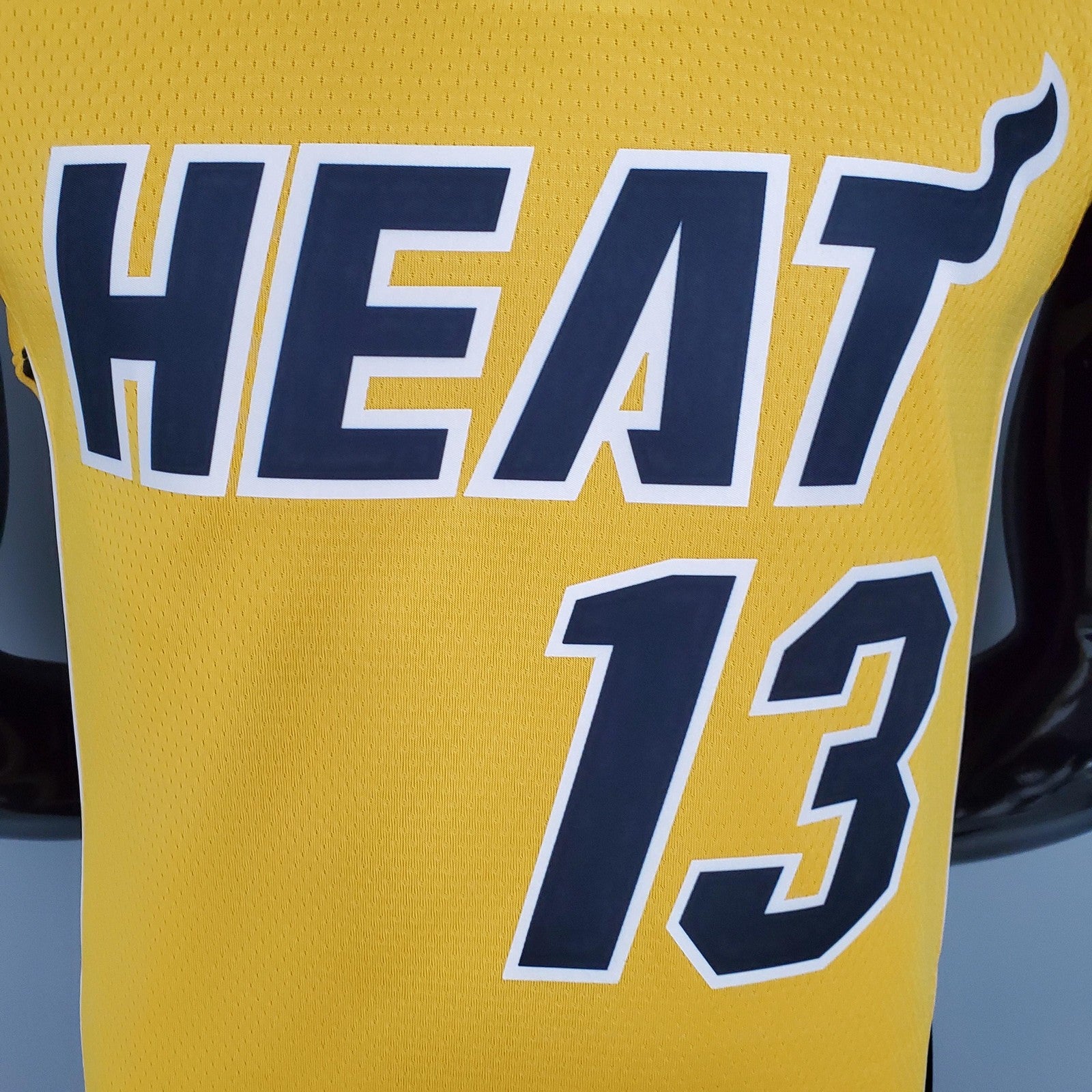 2021 Adebayo#13 Heat Bonus Edition Yellow Nba Jersey