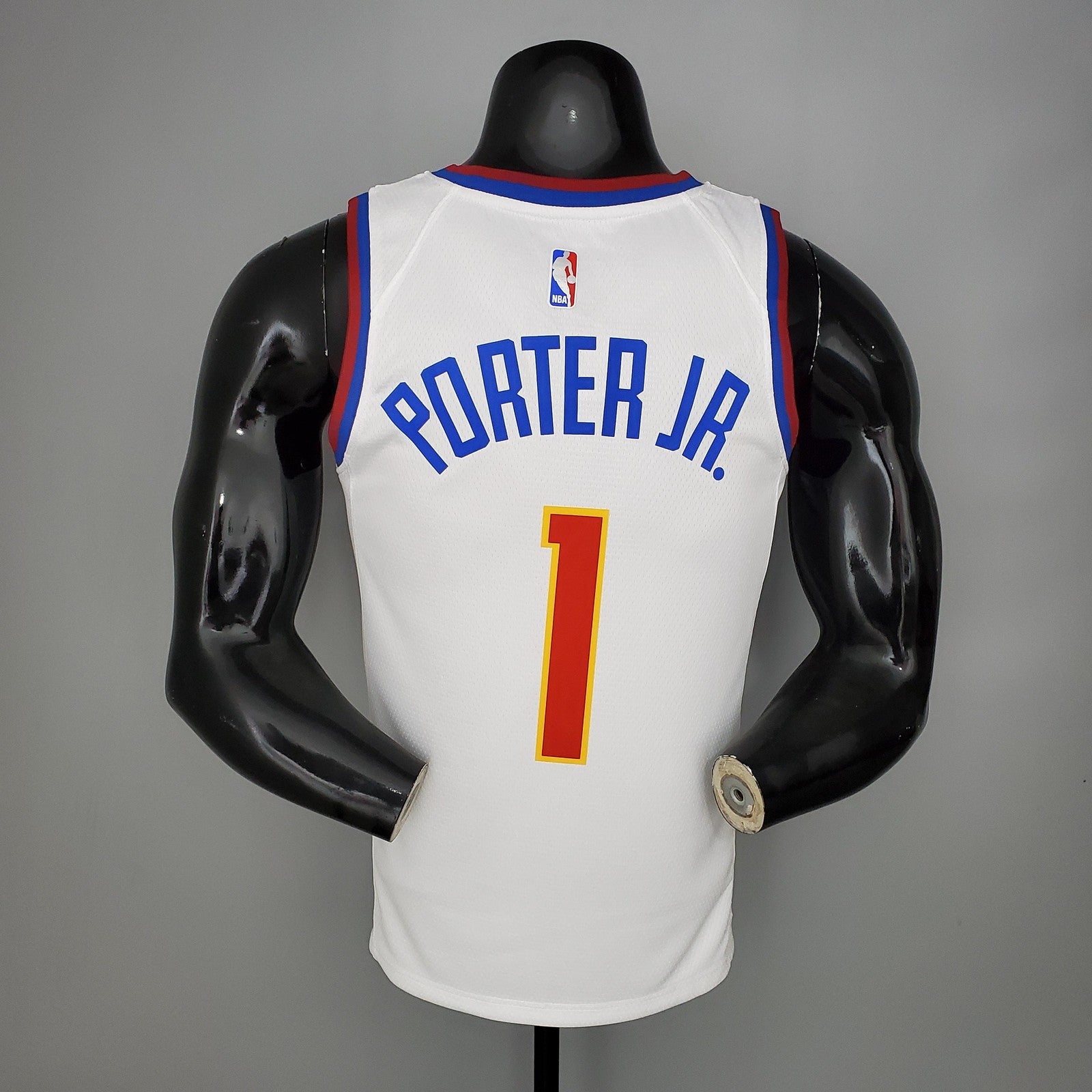 2021 Porter Jr #1 Nuggets Bonus Edition White Nba Jersey