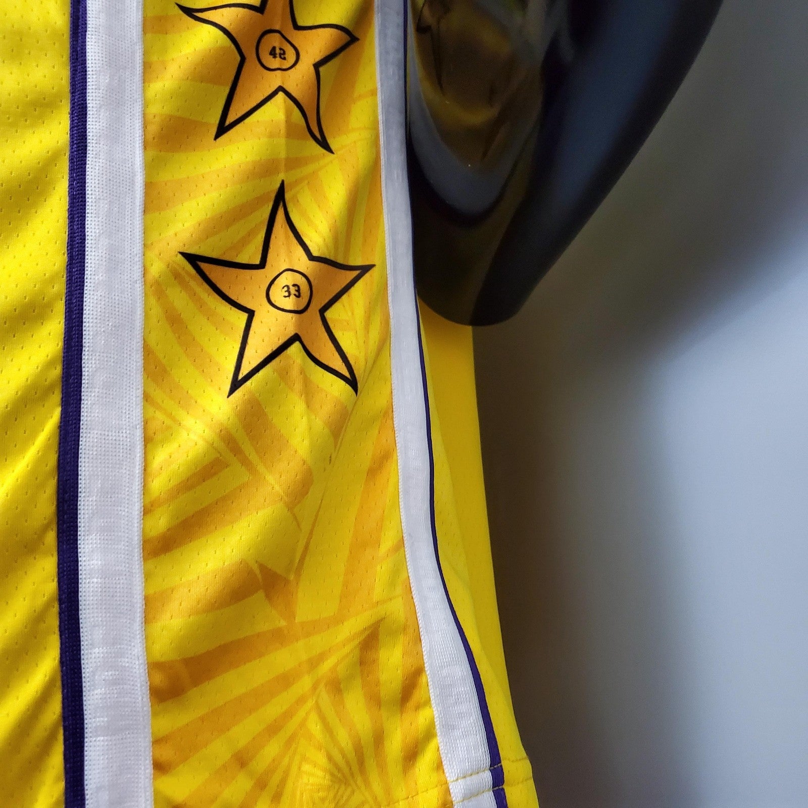 Davis #3 Los Angeles Lake V Neck City Edition Yellow Nba Jersey Nike Connect Recognition