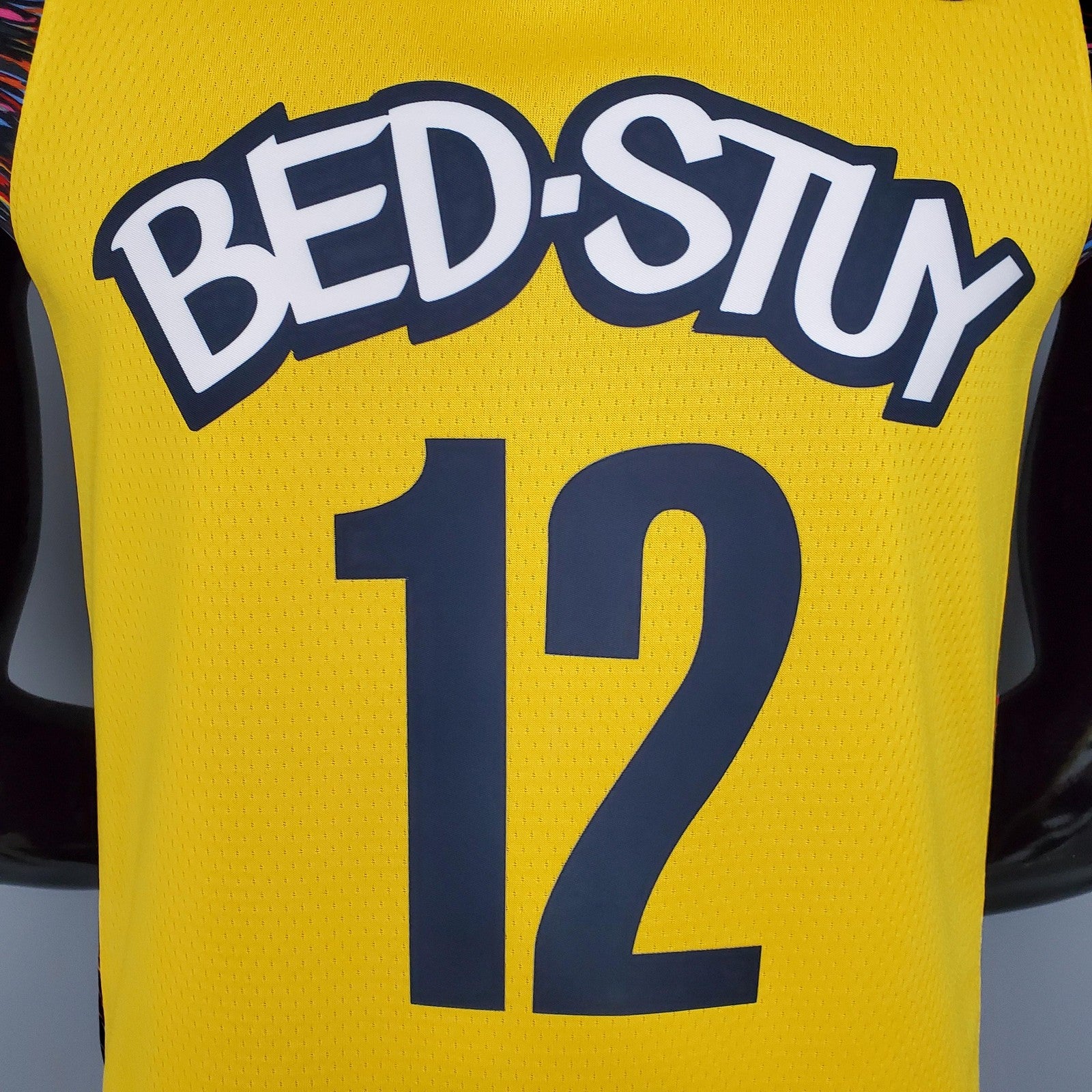 Harris#12 Brooklyn Nets Commemorative Edition Yellow Nba Jersey