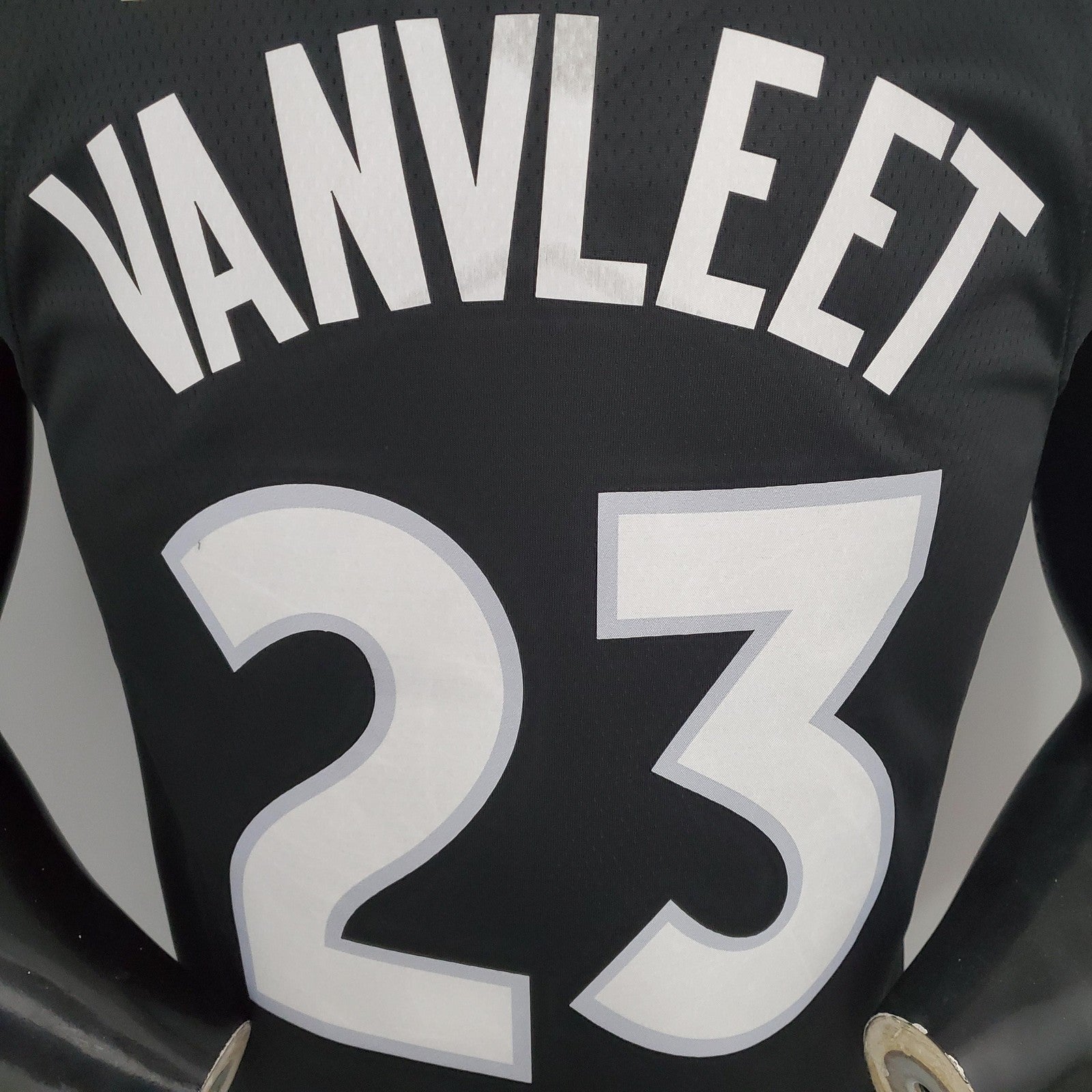 Vanvleet#23 2021 Raptors Bonus Edition Purple and Black Nba Jersey