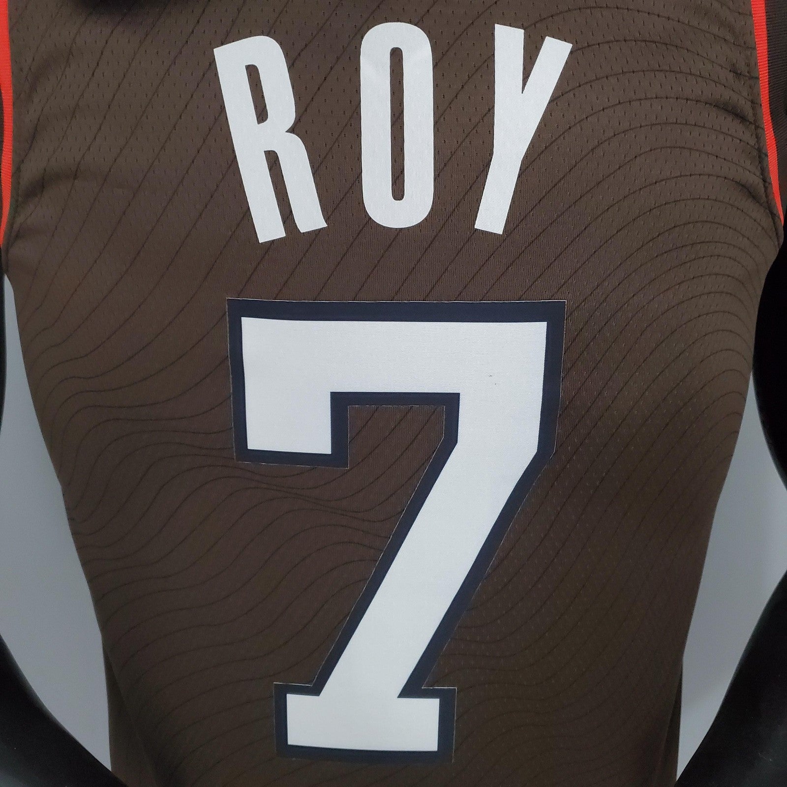 2021 Roy#7 Trail Blazers City Edition Brown Nba Jersey