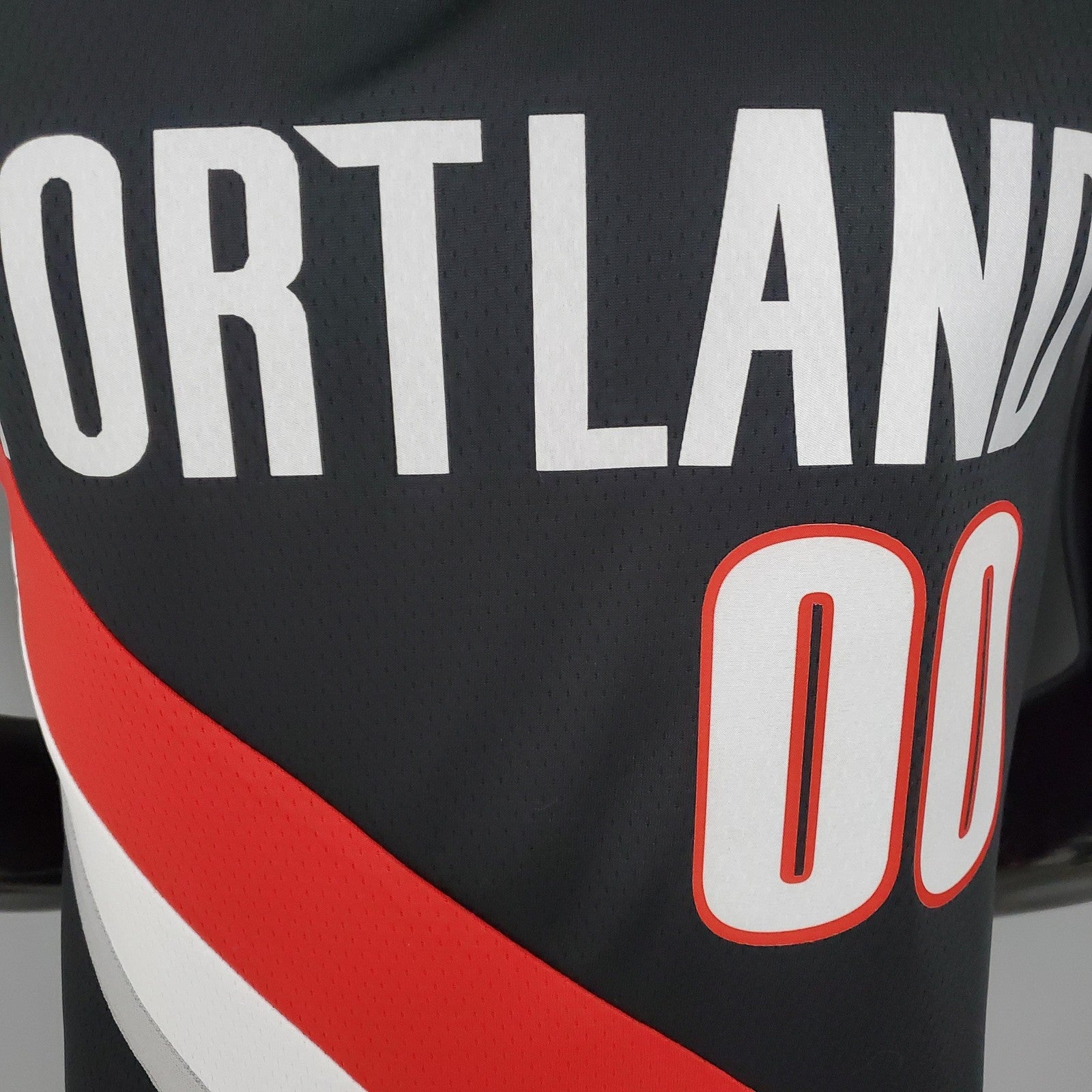 2021 Anthony#00 Trail Blazers Home Black Nba Jersey